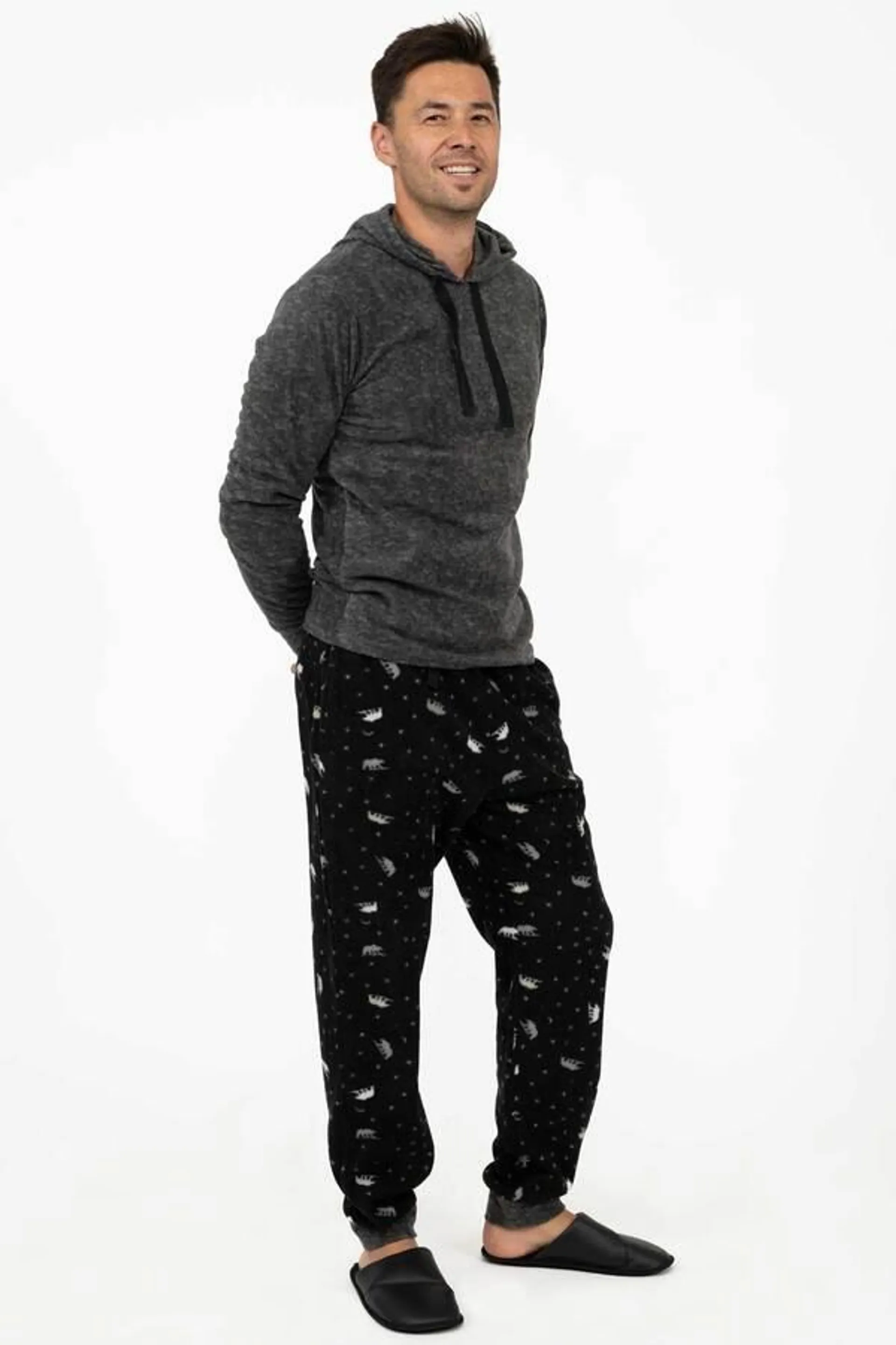 Micropolar hoodie jogger PJ lounge set