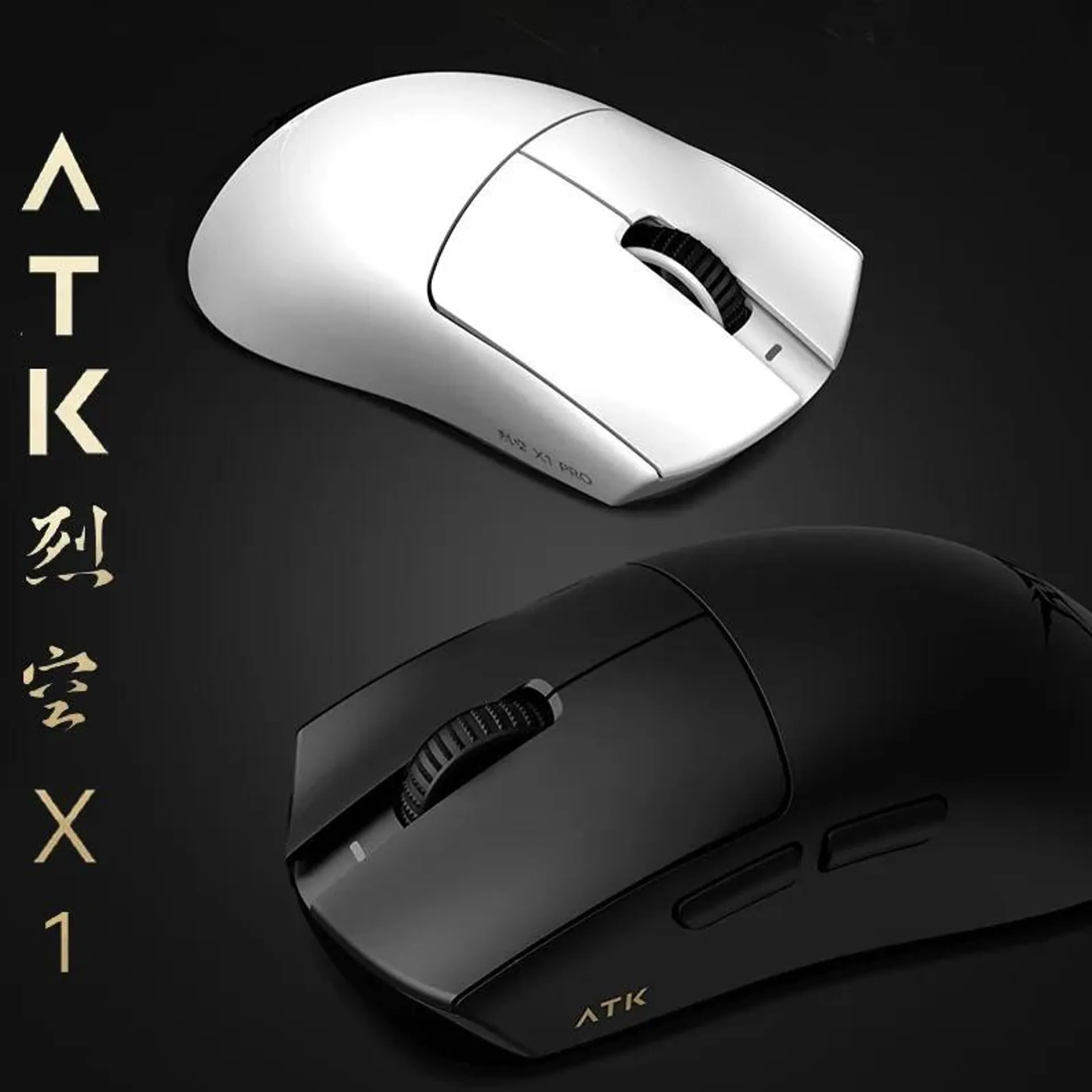 Spot Atk Fierce Air X1 Three-Mode Mouse Nonporous Lightweight Game E-Sports Office Flagship Mouse Ergonomic E-Sports Gift