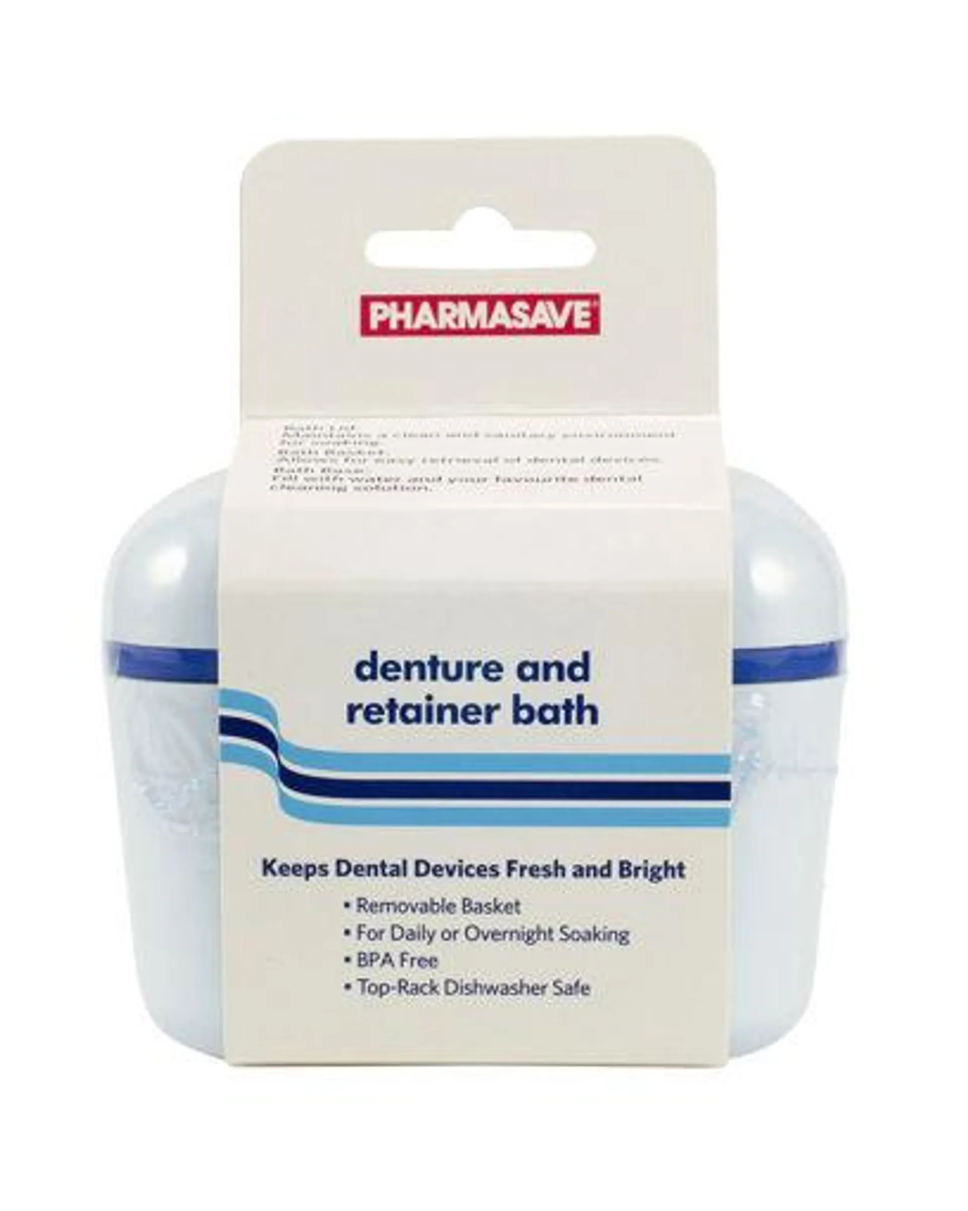 PHARMASAVE DENTURE AND RETAINER BATH