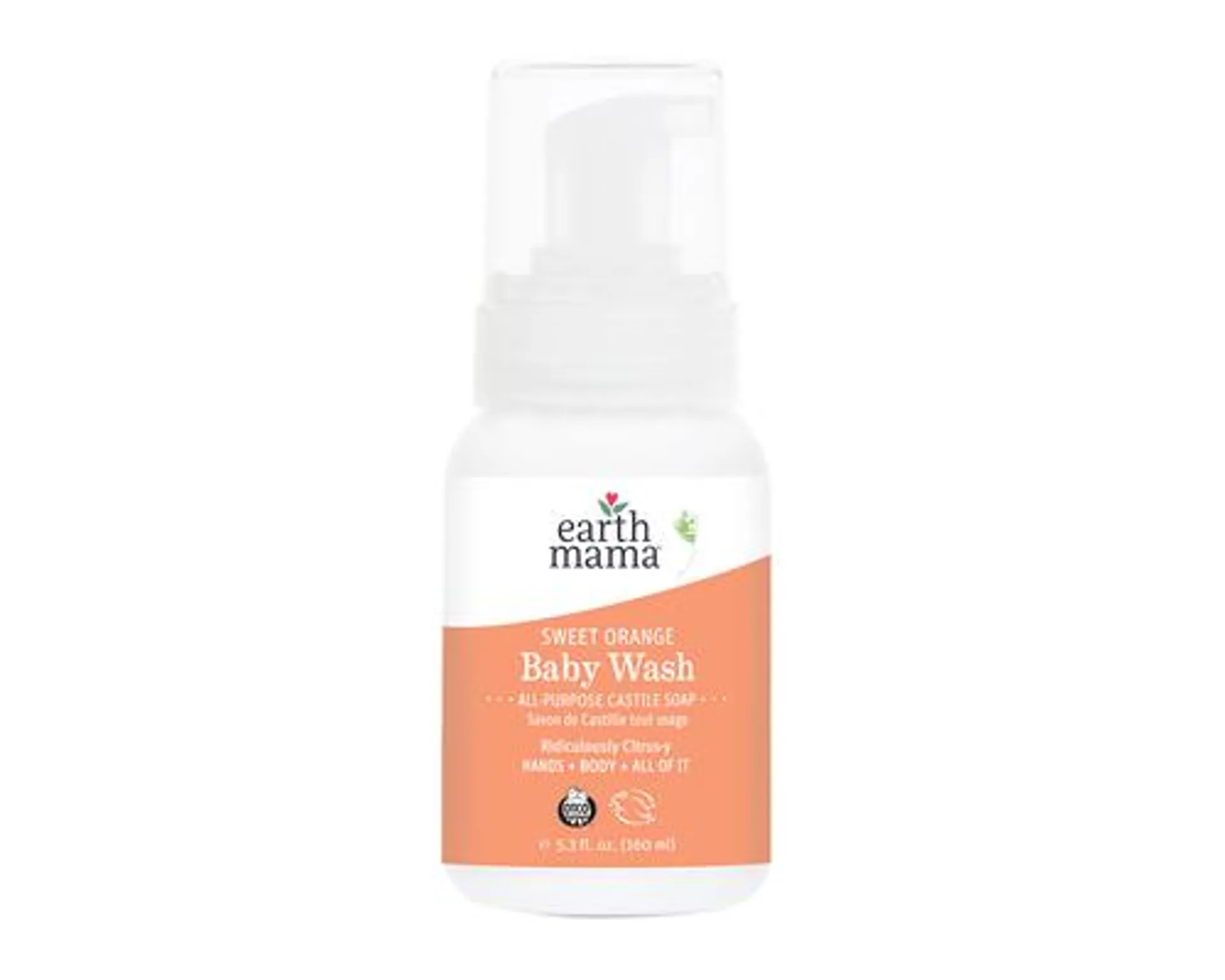 Earth Mama Baby Wash Sweet Orange 160mL