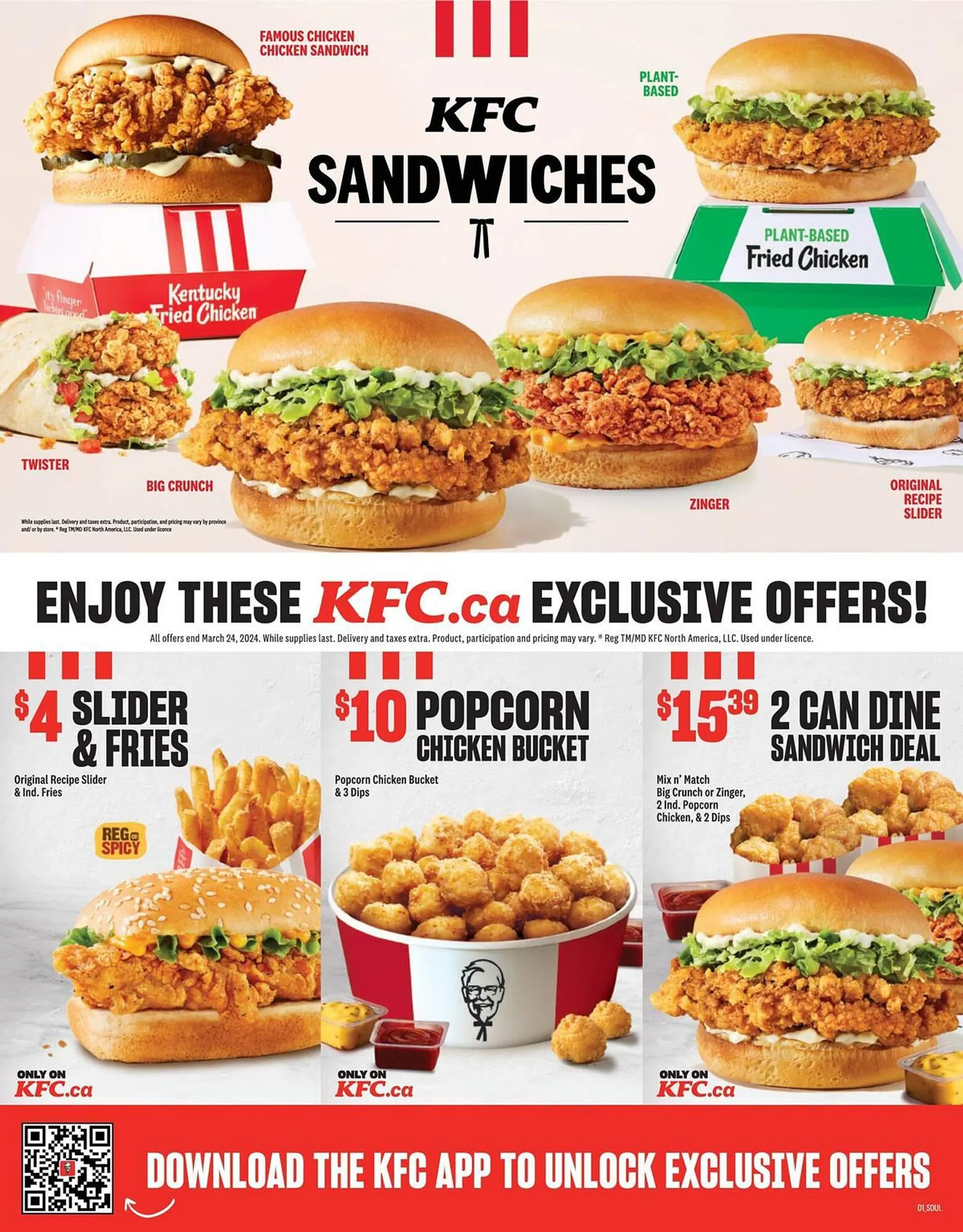 KFC flyer from January 16 to March 24 2024 - flyer page 