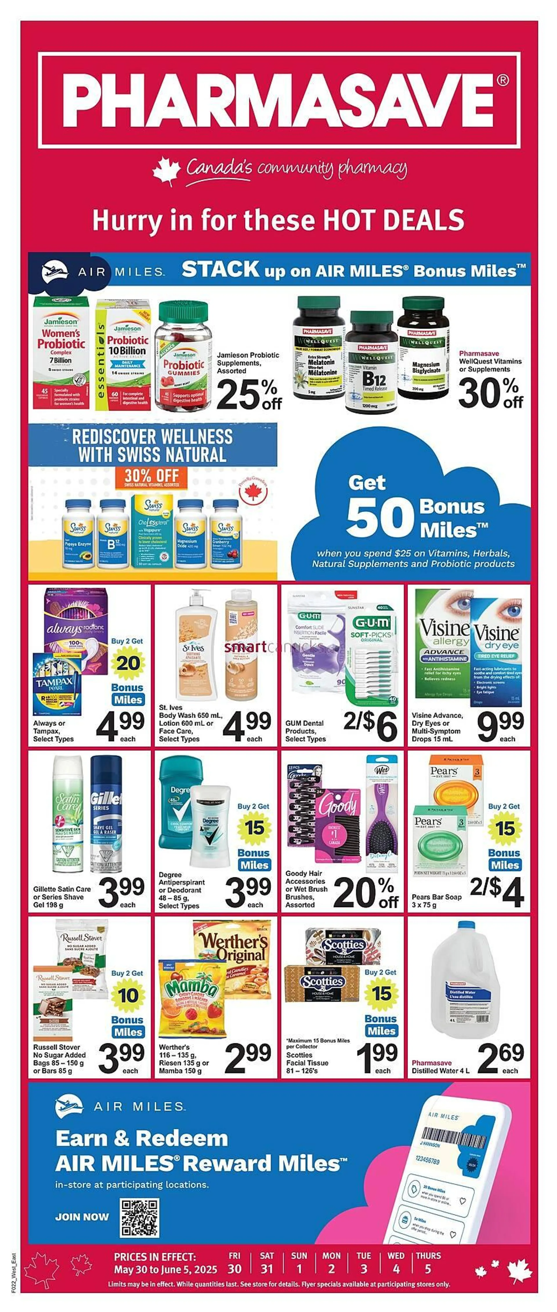 Pharmasave flyer from May 30 to June 5 2025 - flyer page 1