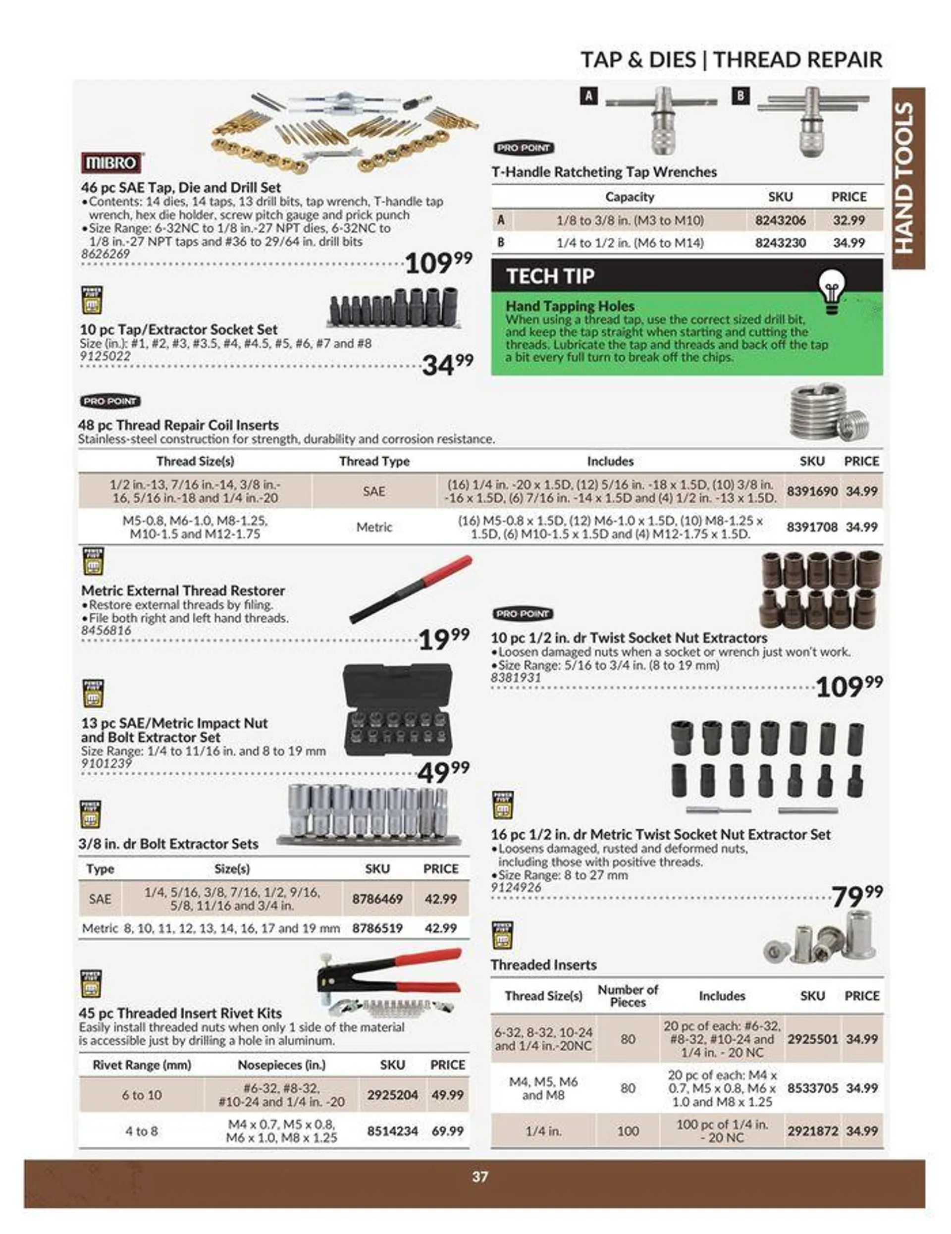 Hand Tools Catalogue from April 23 to April 22 2025 - flyer page 37