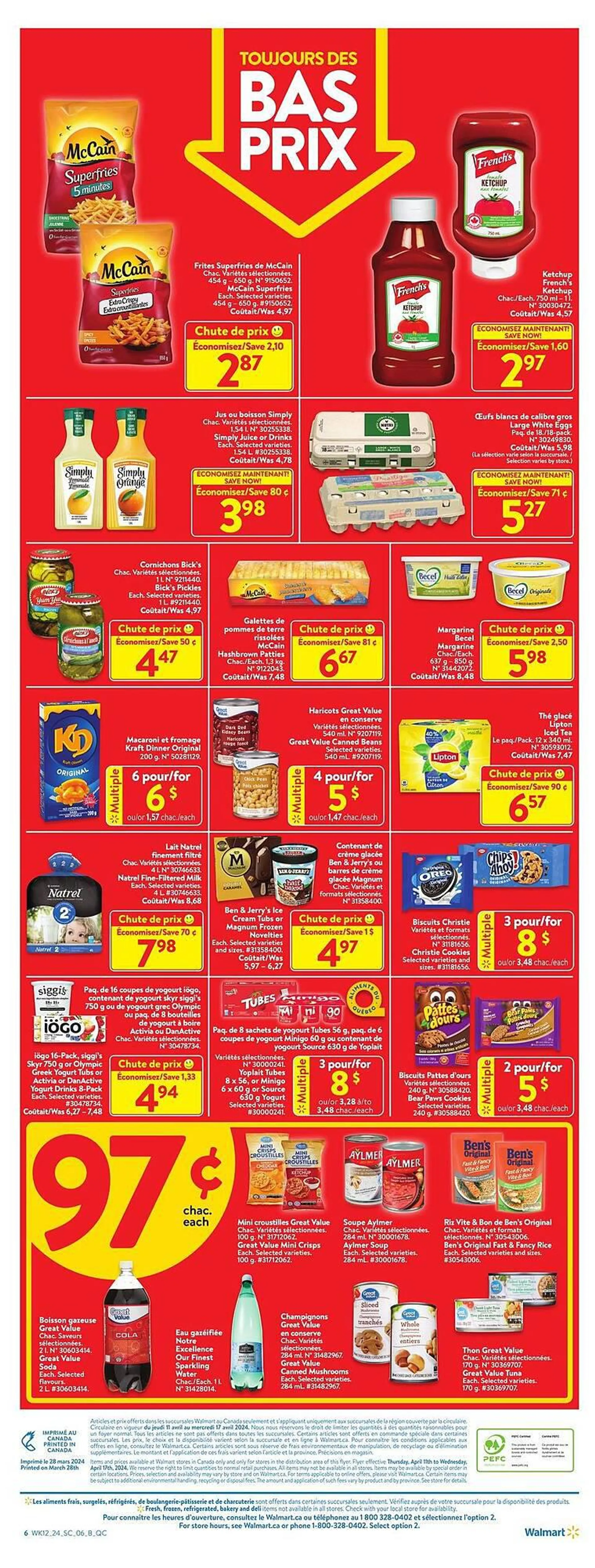 Walmart flyer from April 10 to April 23 2024 - flyer page 2