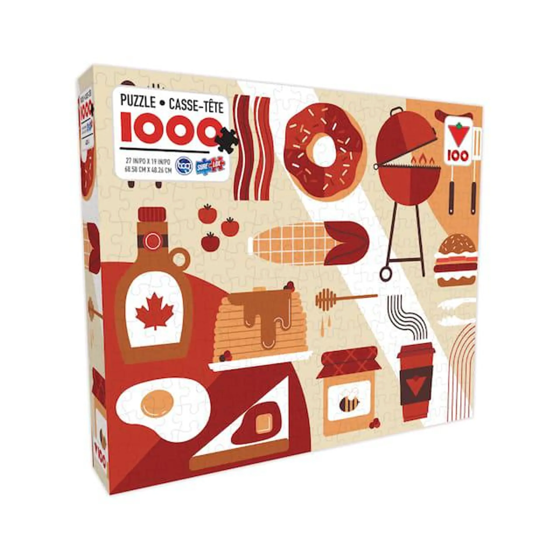 Canadian Tire 100th Anniversary Special Edition Puzzle, Assorted, Age 14+