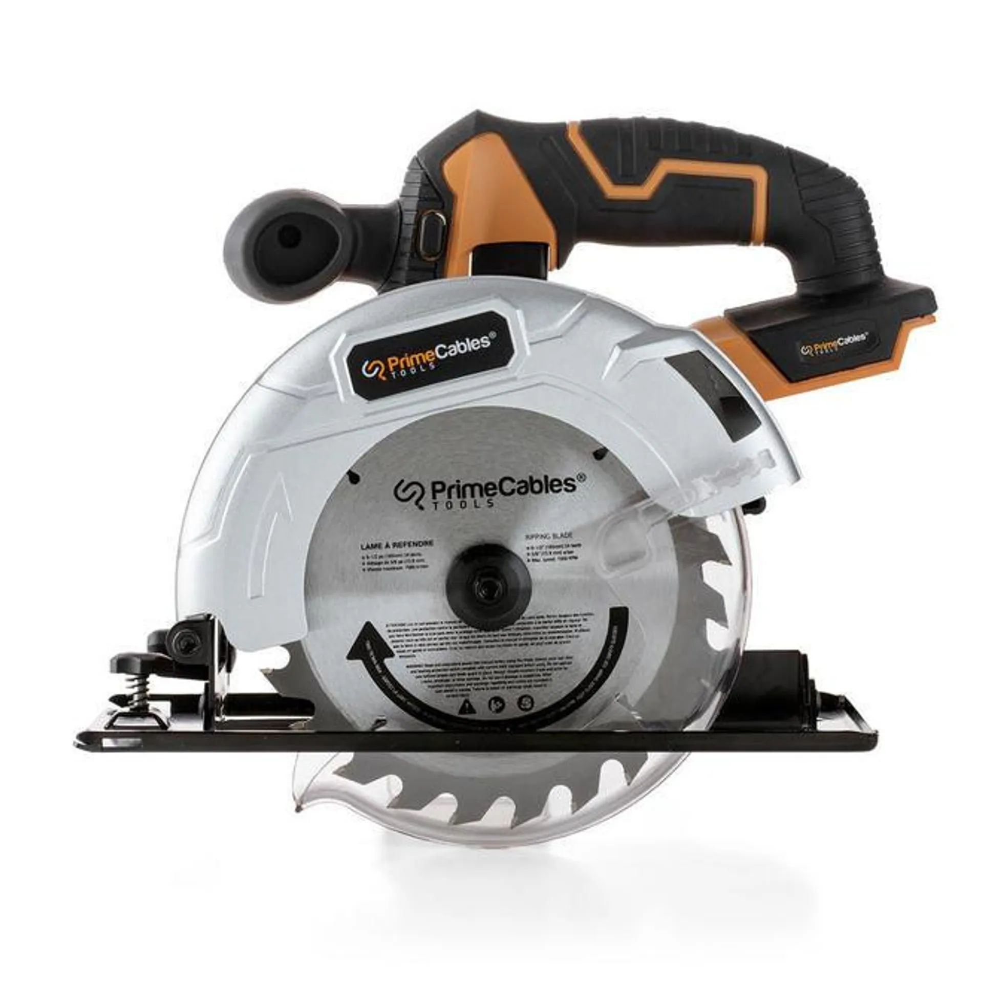 Cordless Circular Saw 20V Lithium-ion Battery with 6 ½" Blade Bevel/ Depth Adjustable - PrimeCables®