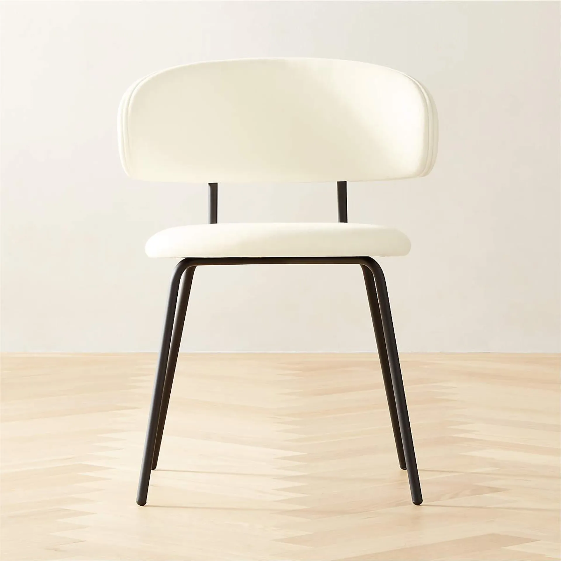 Birba Cream Velvet Dining Chair