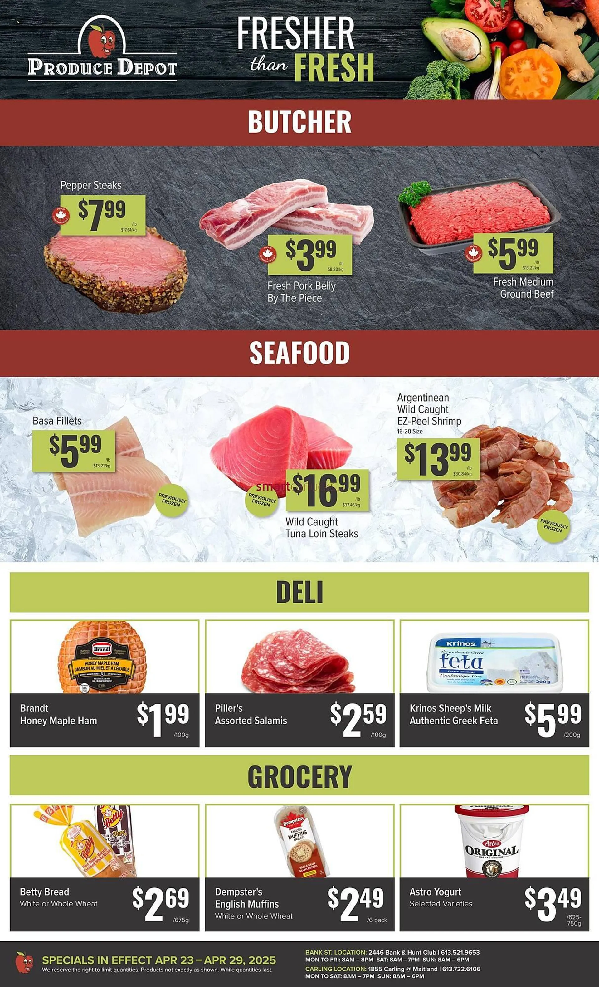 Produce Depot flyer from April 23 to May 20 2025 - flyer page 2