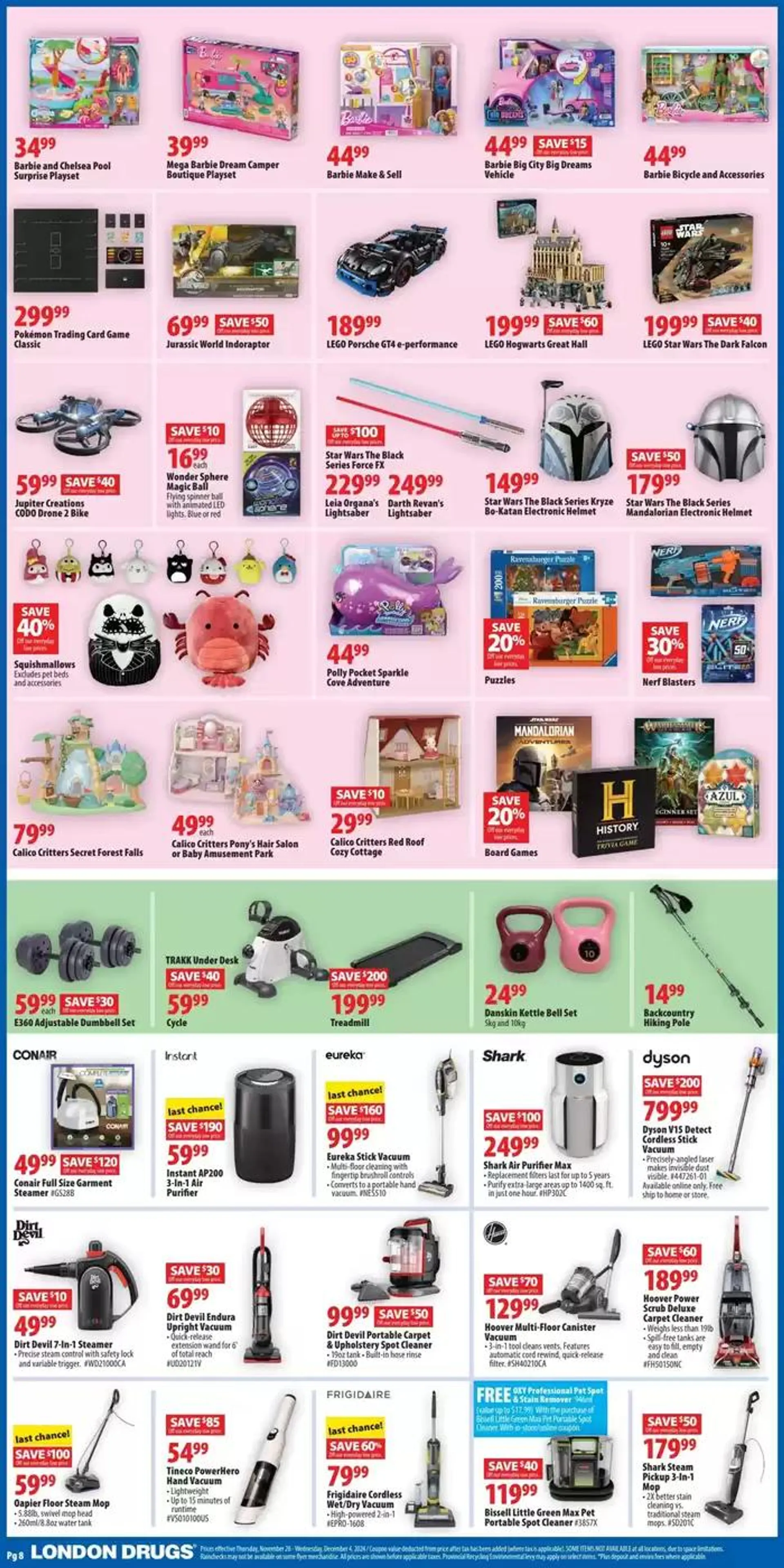 London Drugs Weekly ad from November 28 to December 4 2024 - flyer page 8