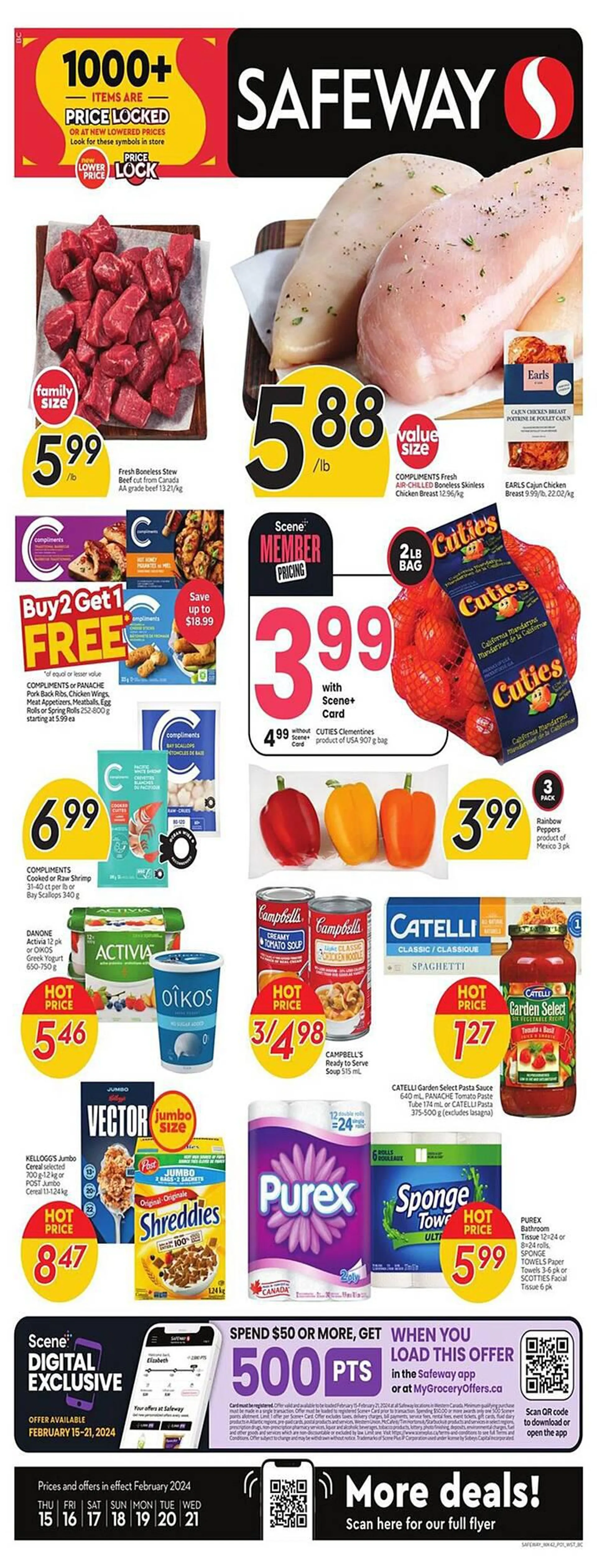 Safeway flyer from February 15 to February 21 2024 - flyer page 