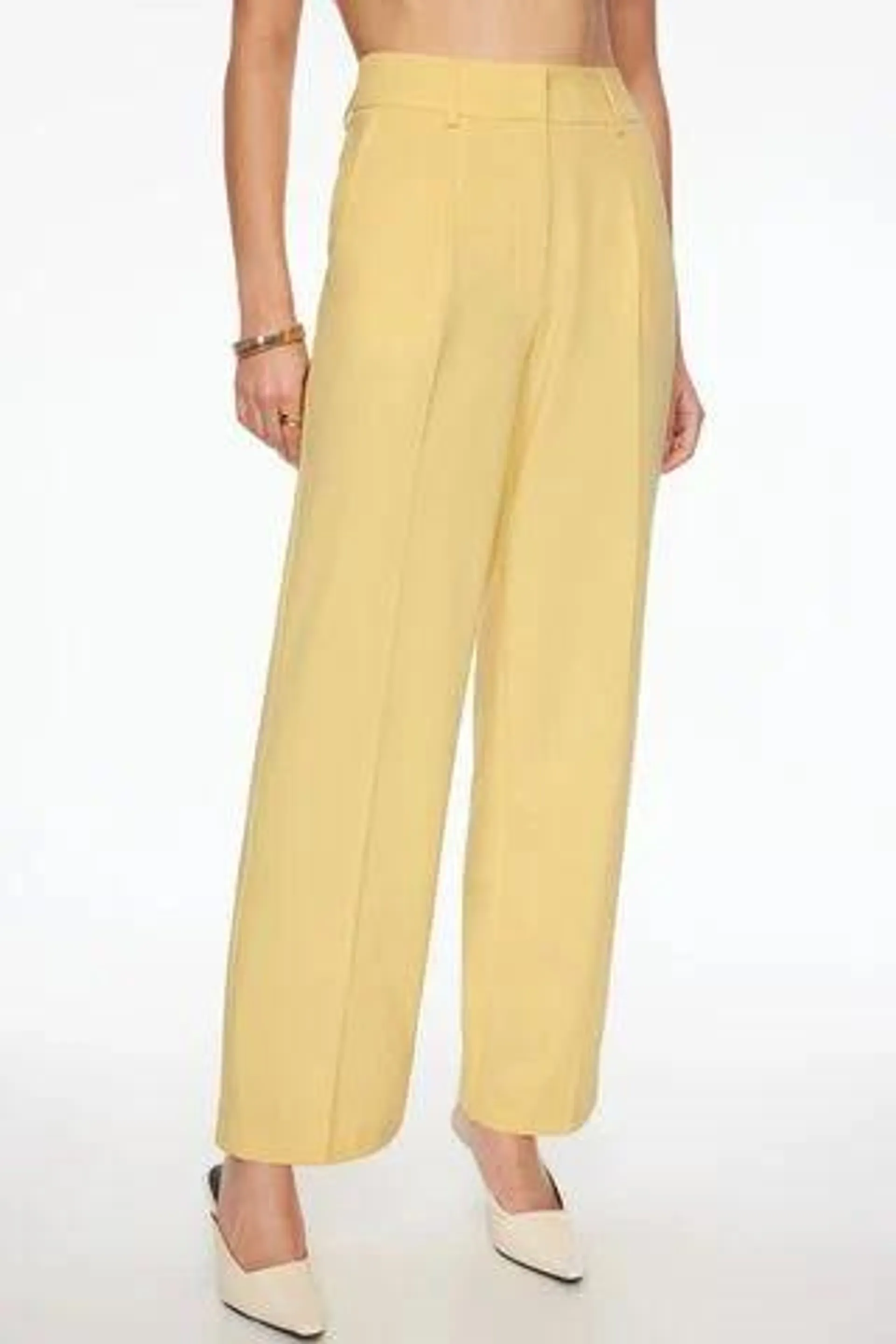 Sofia Pleated Straight Leg Pants