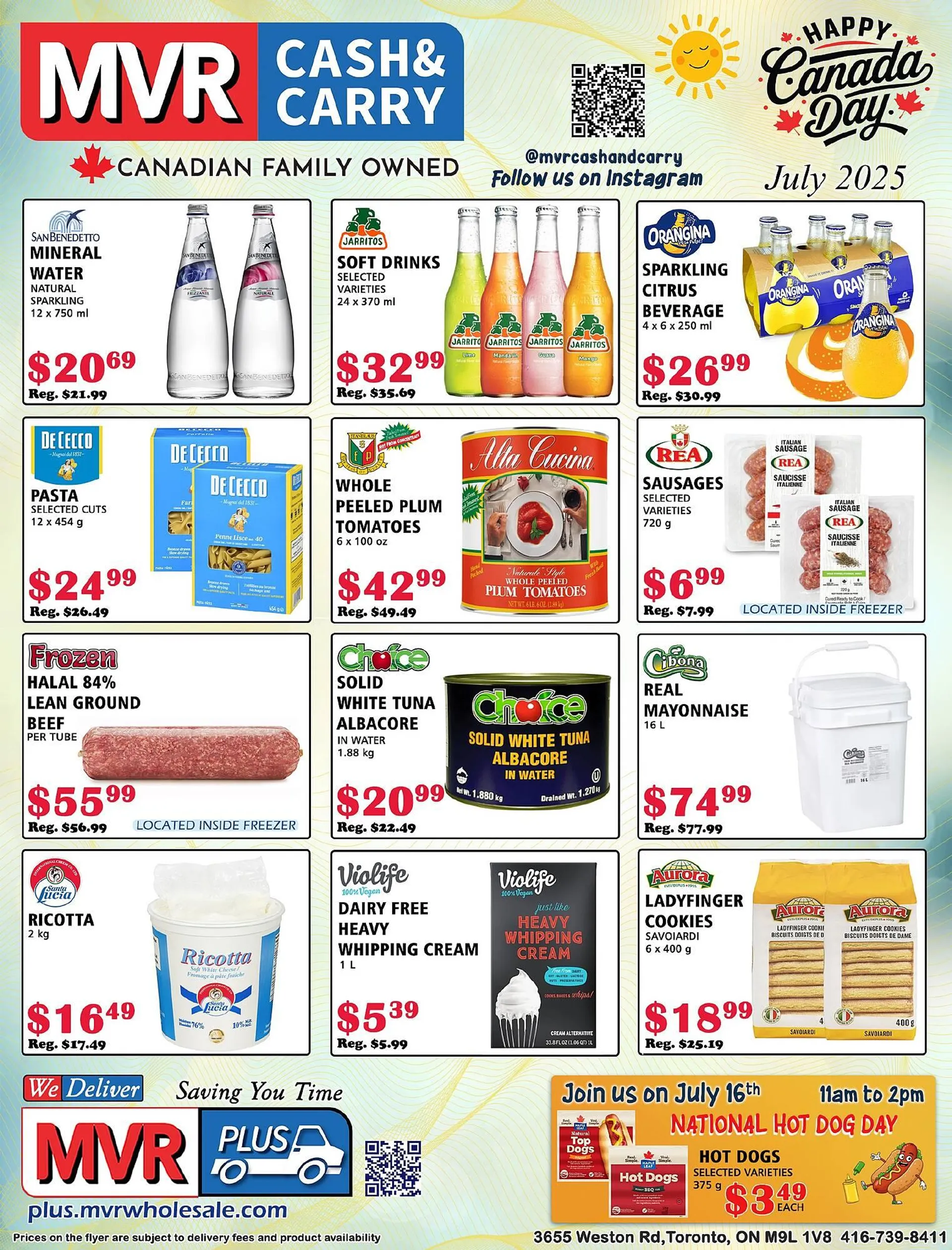 MVR Cash & Carry flyer from July 2 to July 31 2025 - flyer page 1