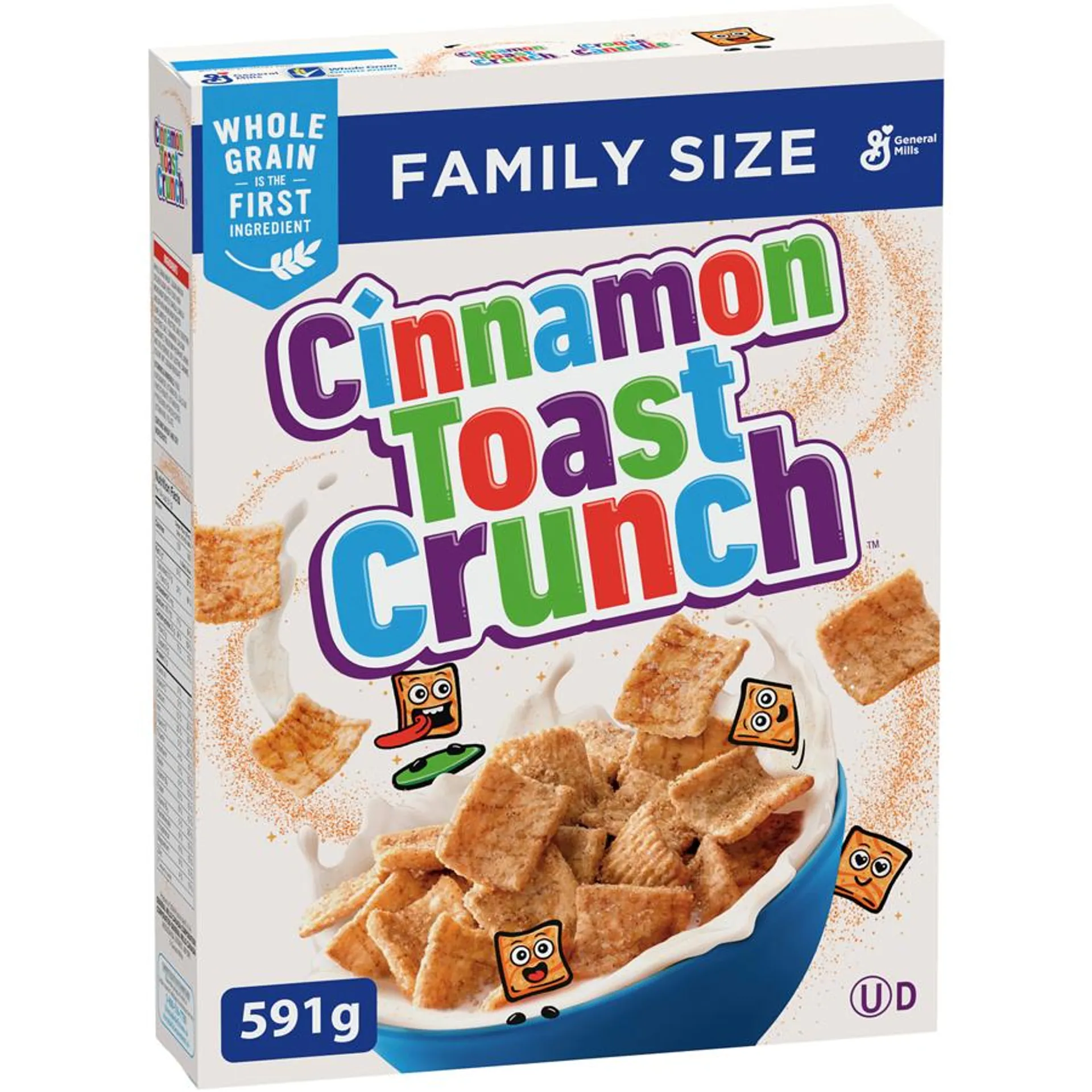 Cinnamon Toast Crunch Breakfast Cereal, Family Size, Whole Grains