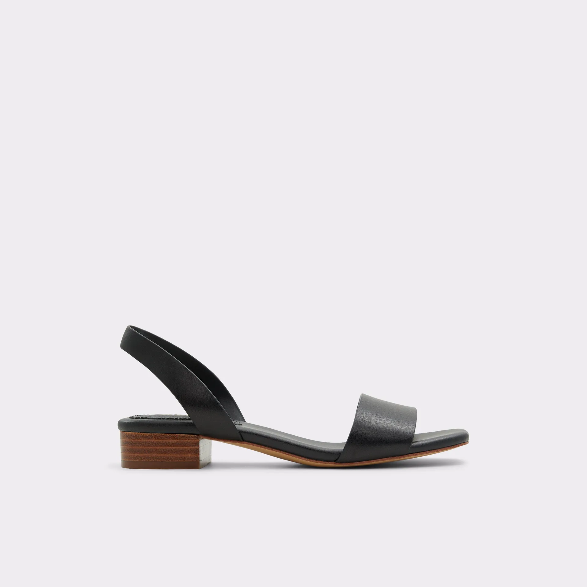 Black strappy sandal - Block heel