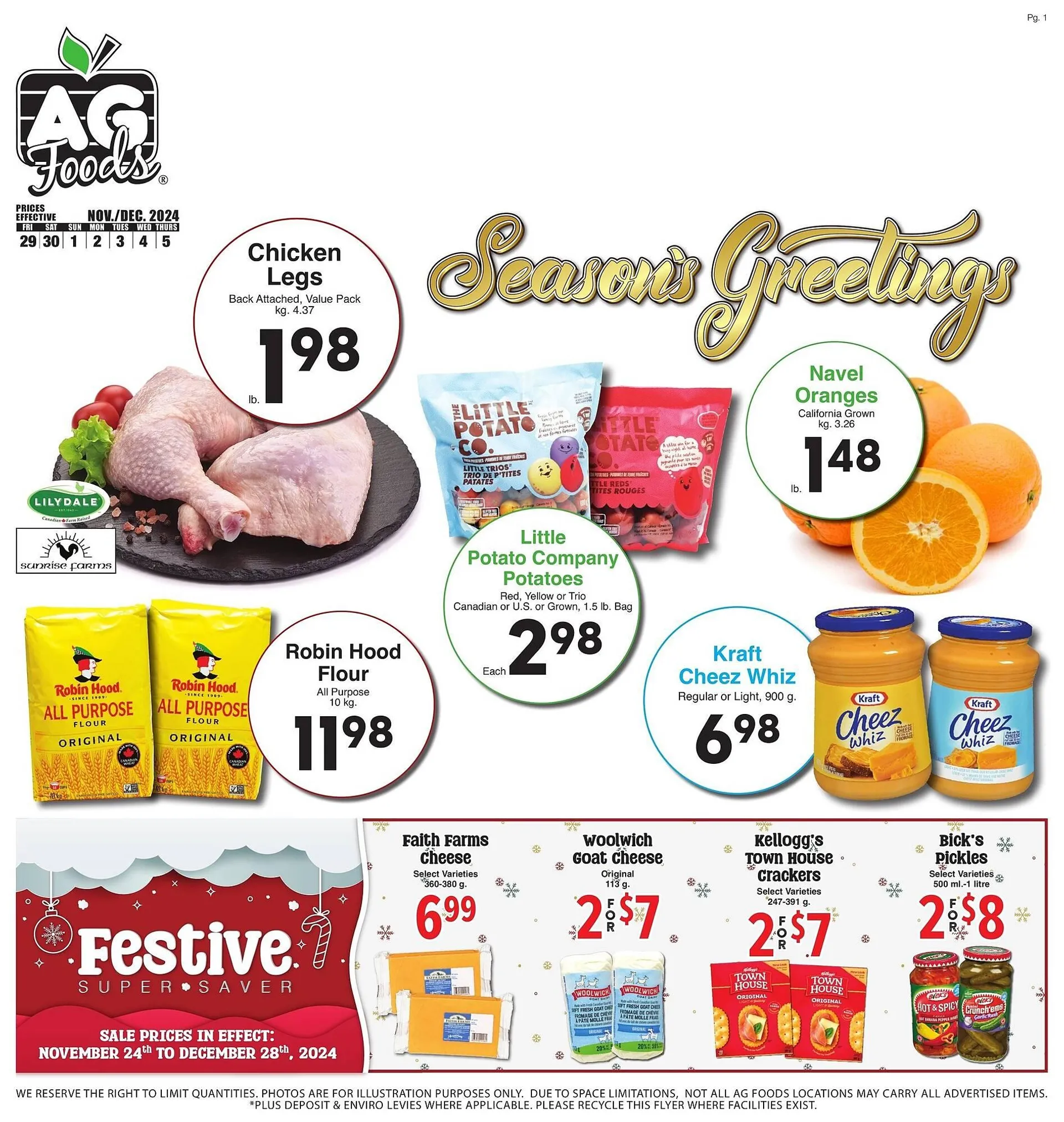 AG Foods flyer - 1