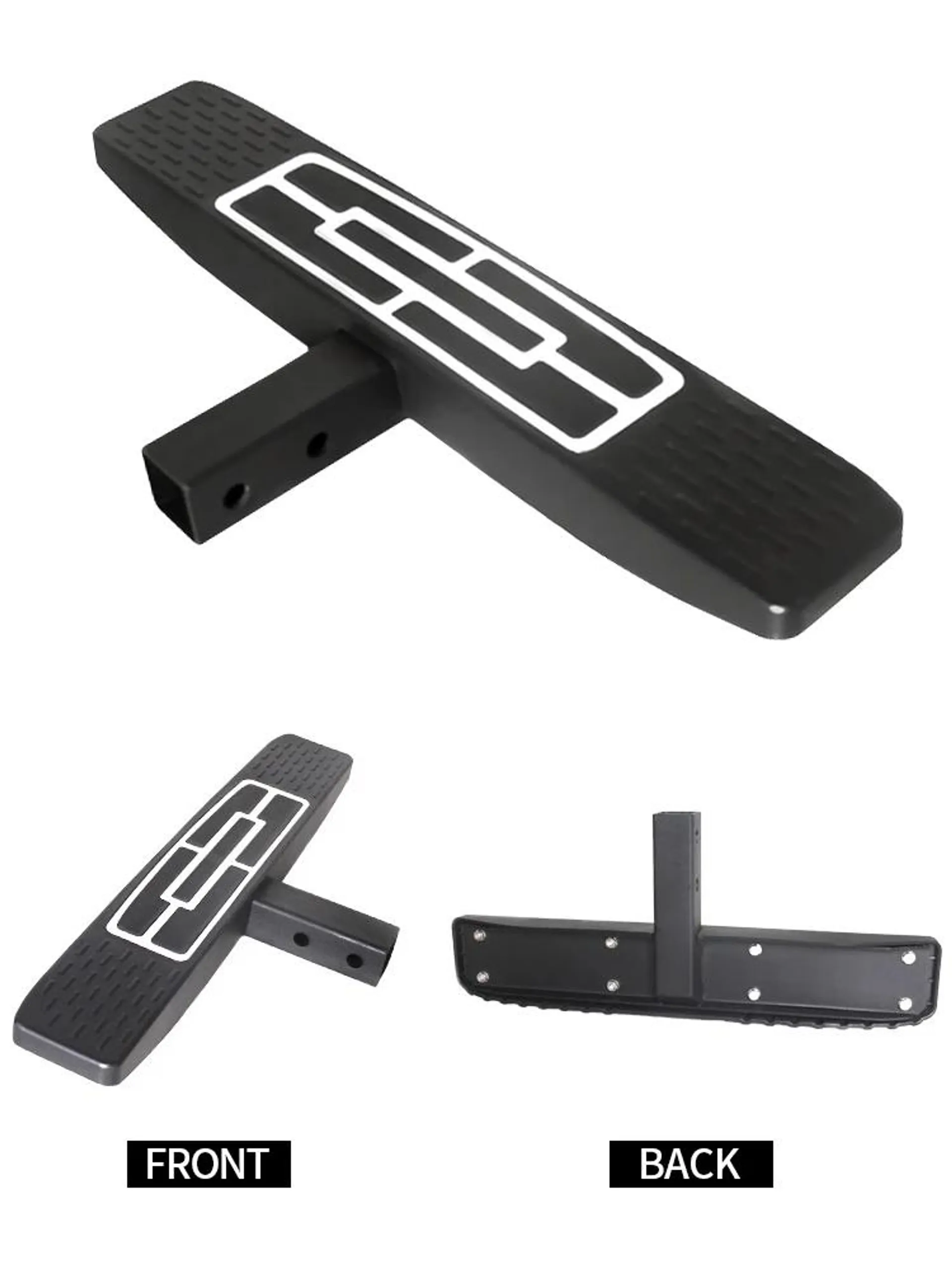 Rear bumper American square foot pedal Applicable to 2-inch standard American square mouth Off road modification accessories