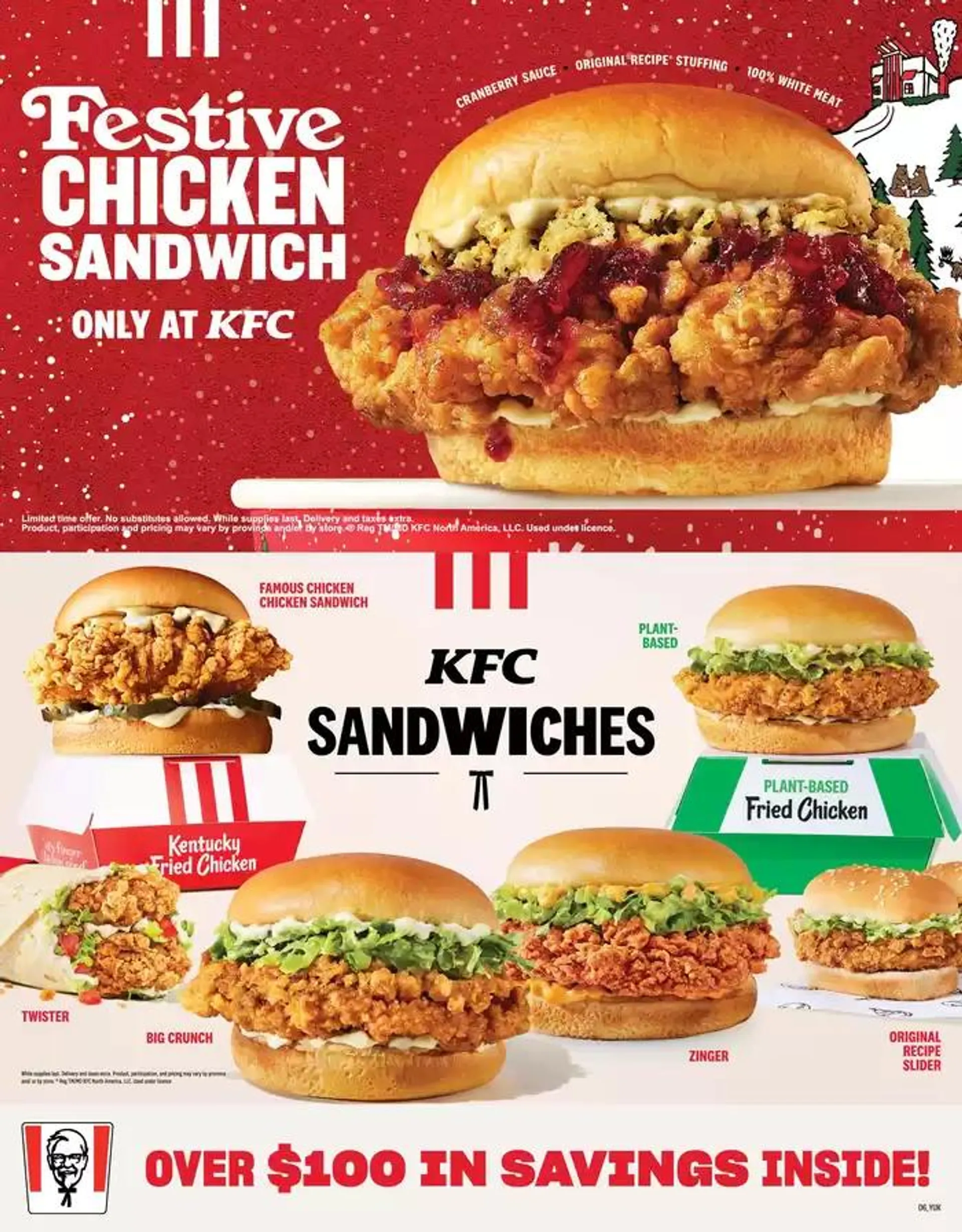 Festive Chicken Sandwich - 1