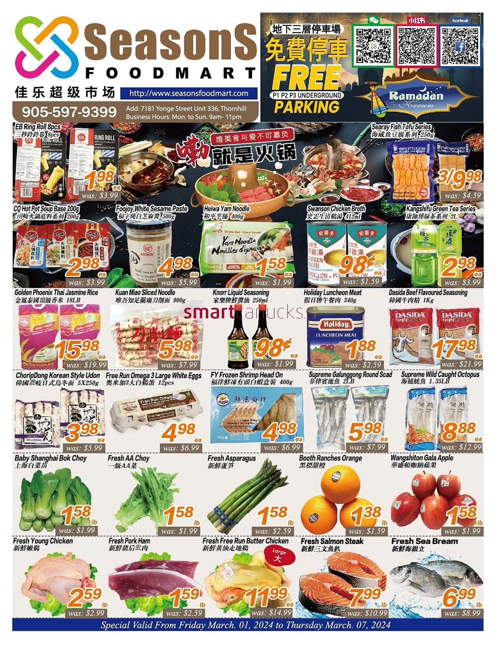 Seasons Foodmart flyer from March 1 to March 7 2024 - flyer page 