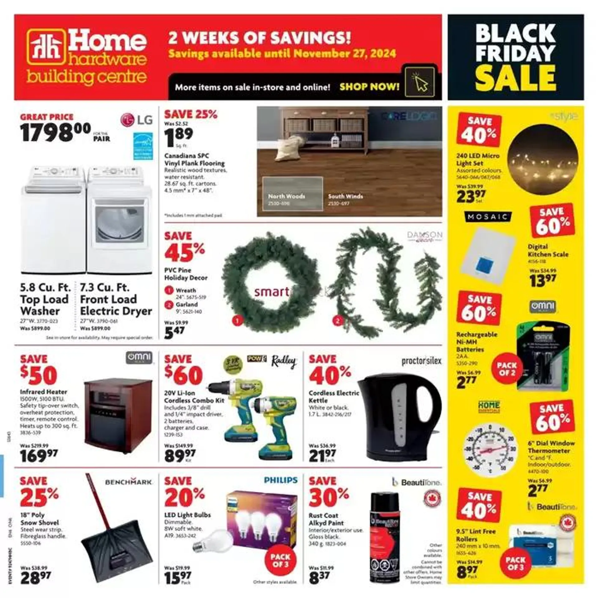 Home Hardware weekly flyer - 1