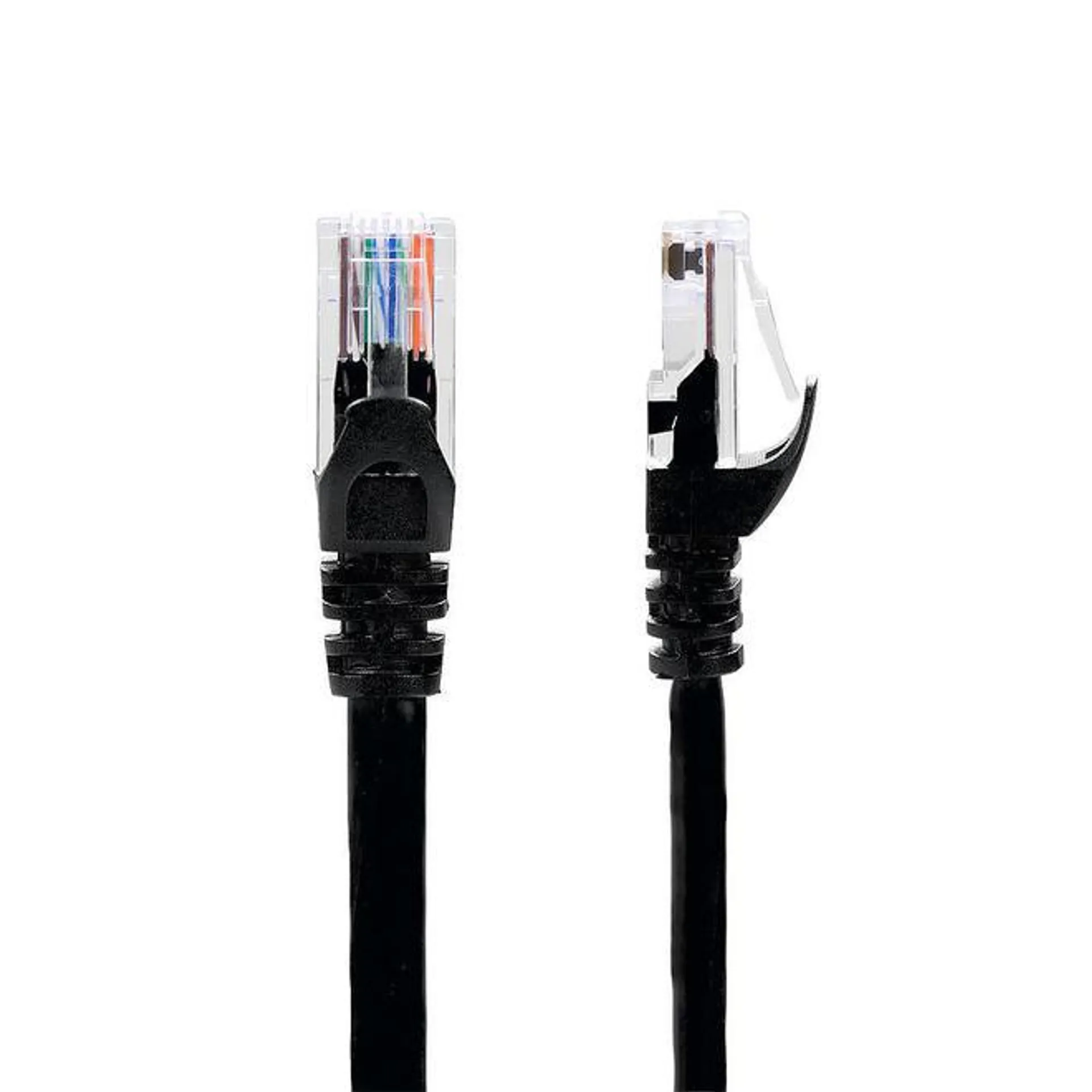 Cat6 550MHz UTP 24AWG Ethernet Network Cable Black - PrimeCables® - 0.5ft, 1/Pack