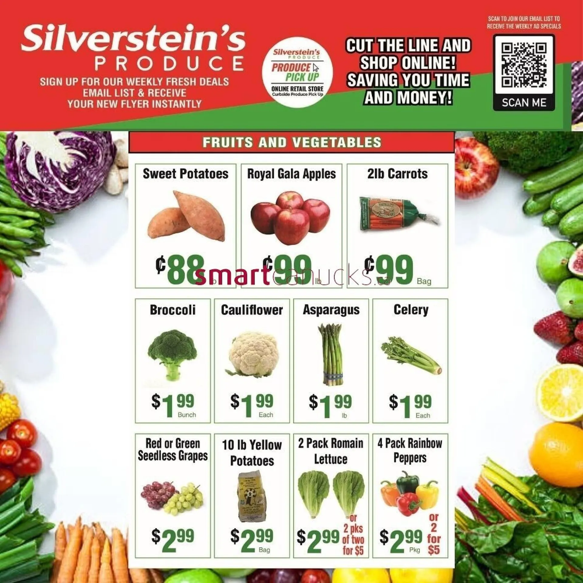 Silversteins Produce flyer - 1