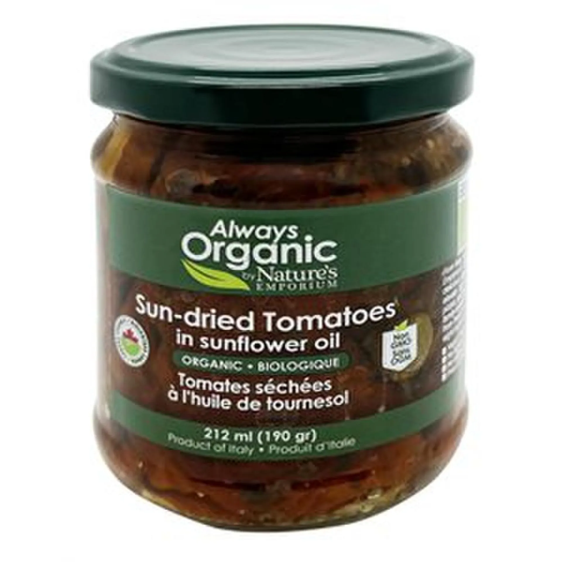 Always Organic Sundried Tomatoes Org 212 ml