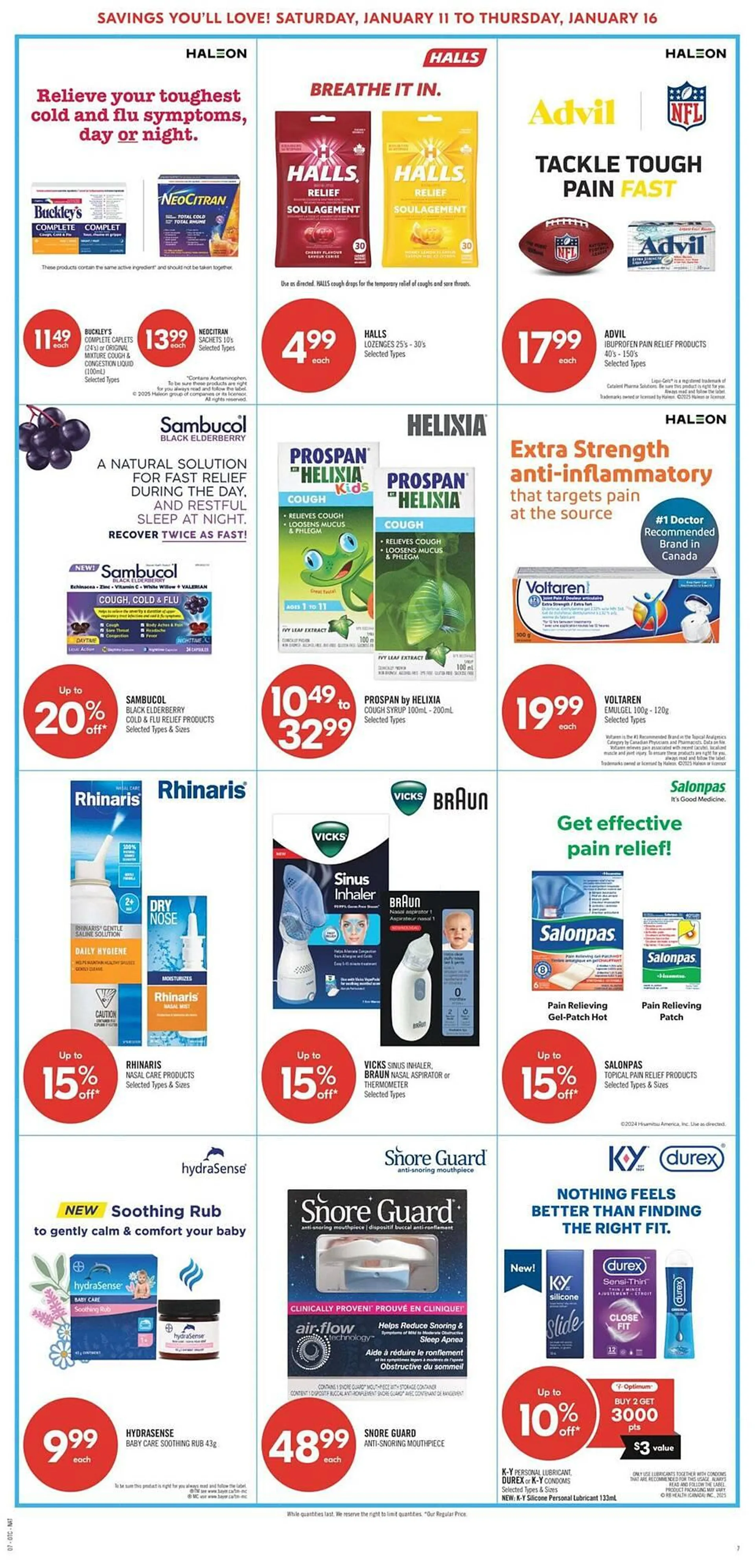 Shoppers Drug Mart flyer from January 9 to January 16 2025 - flyer page 19