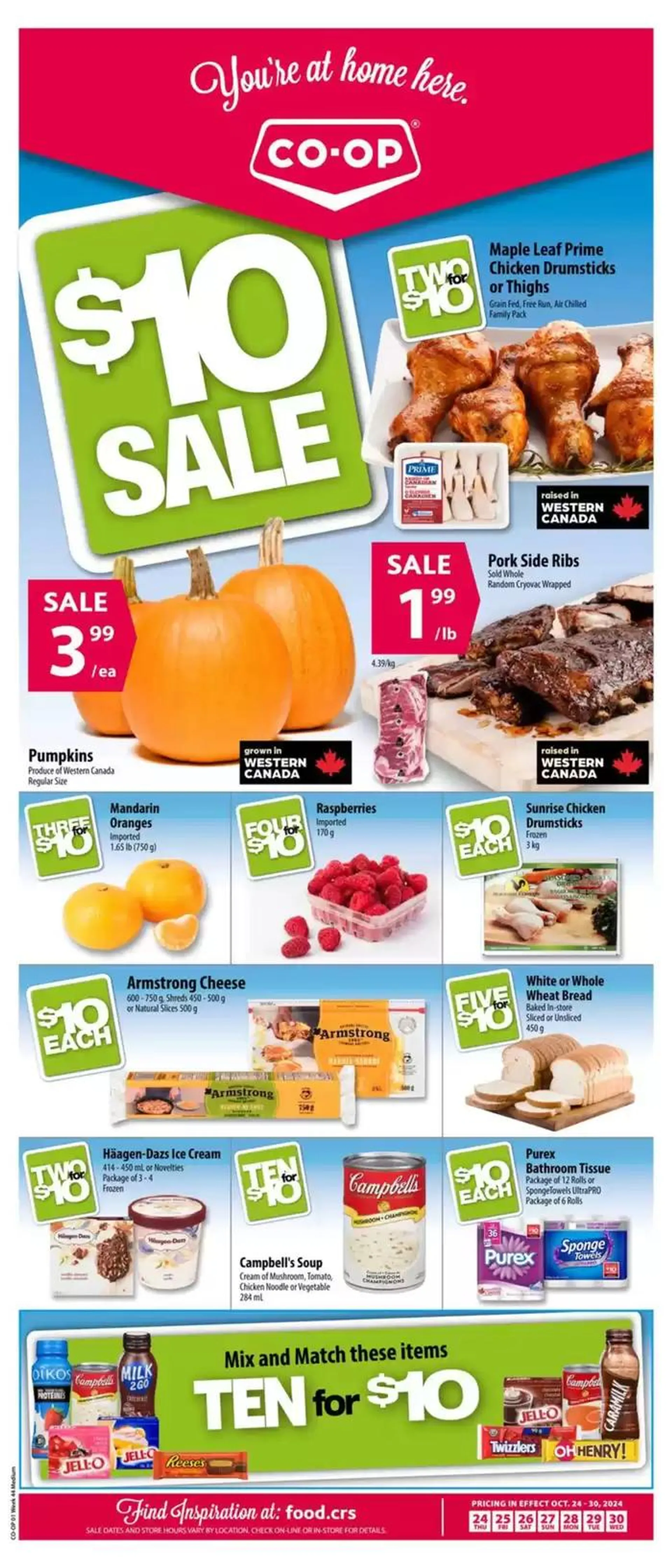 $10 Sale from October 24 to October 30 2024 - flyer page 1