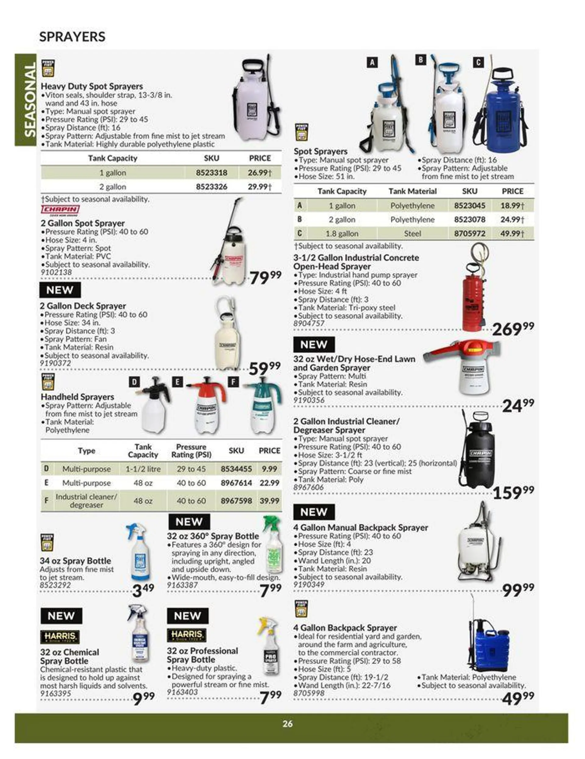 Seasonal Catalogue from April 23 to April 22 2025 - flyer page 26