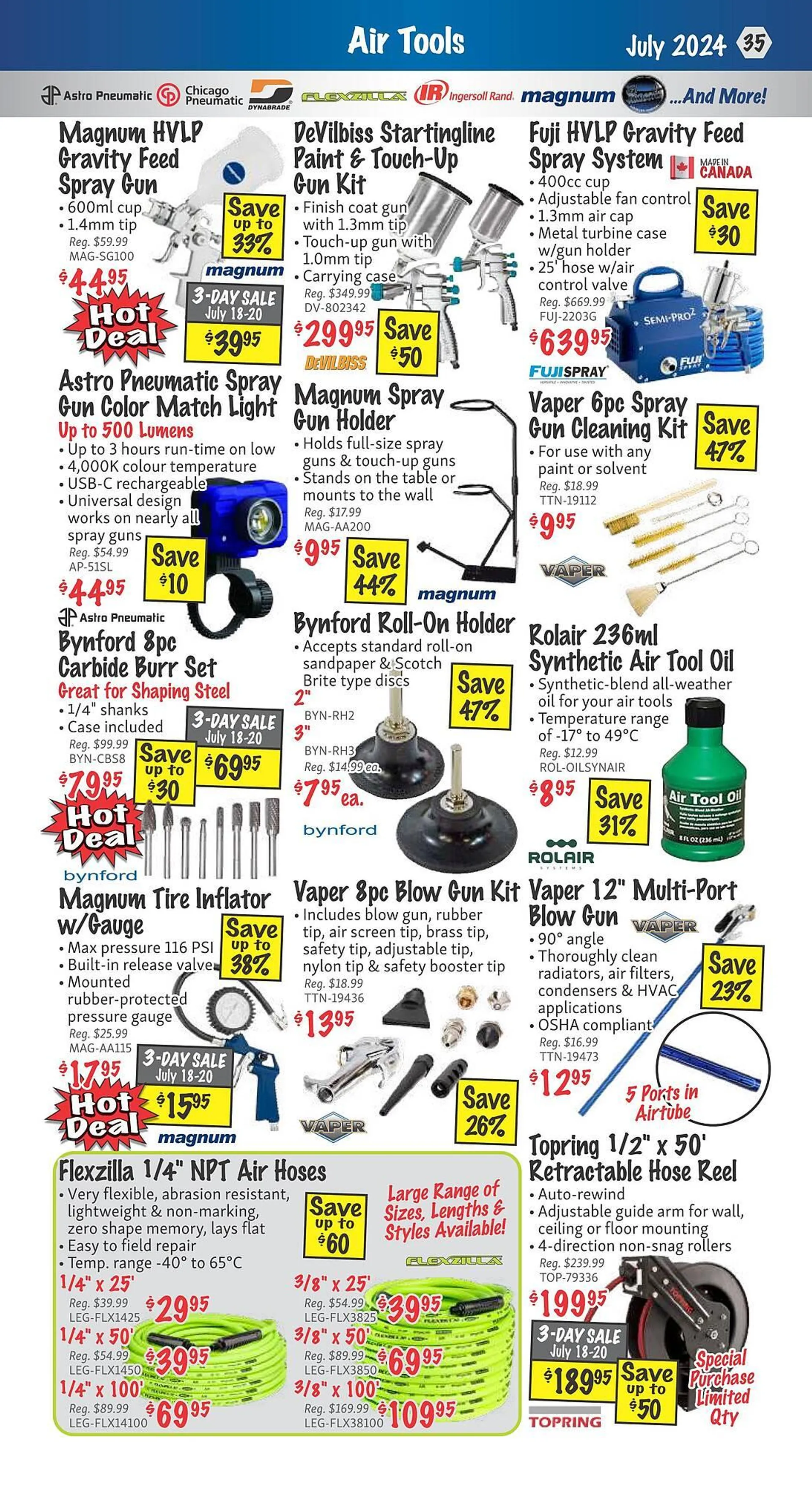 KMS Tools flyer from June 27 to July 31 2024 - flyer page 35