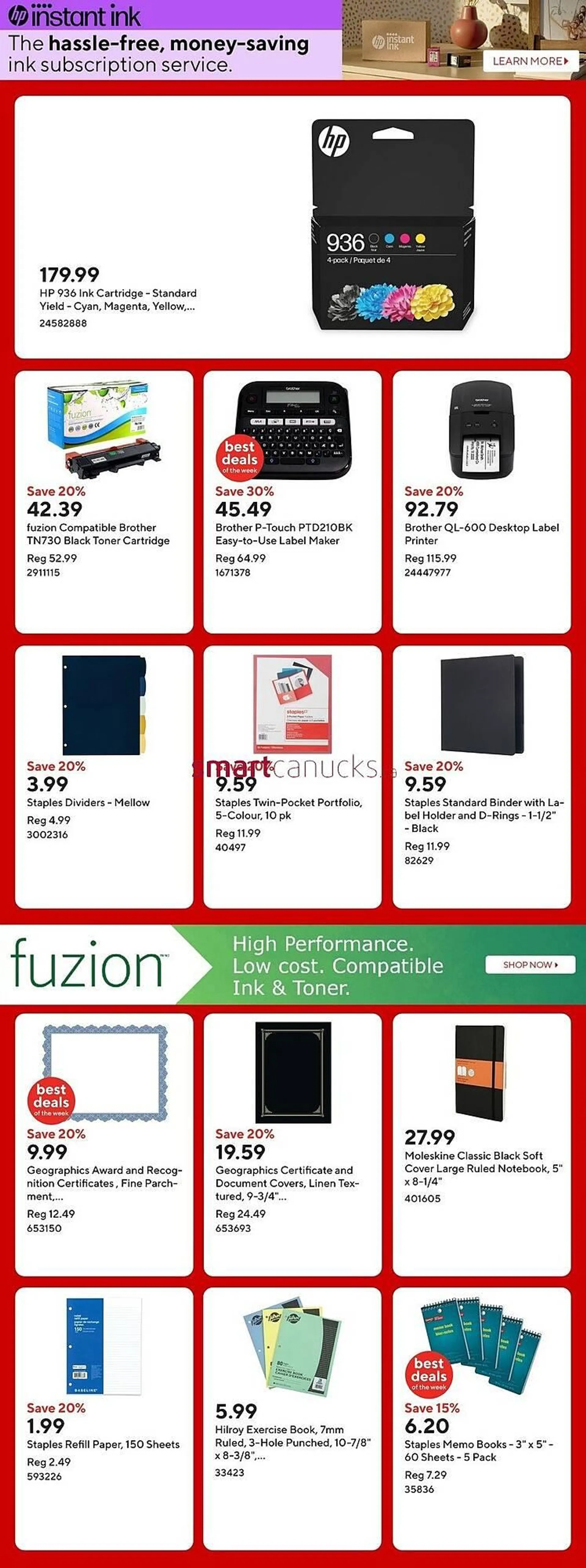 Staples flyer from May 30 to June 5 2025 - flyer page 10