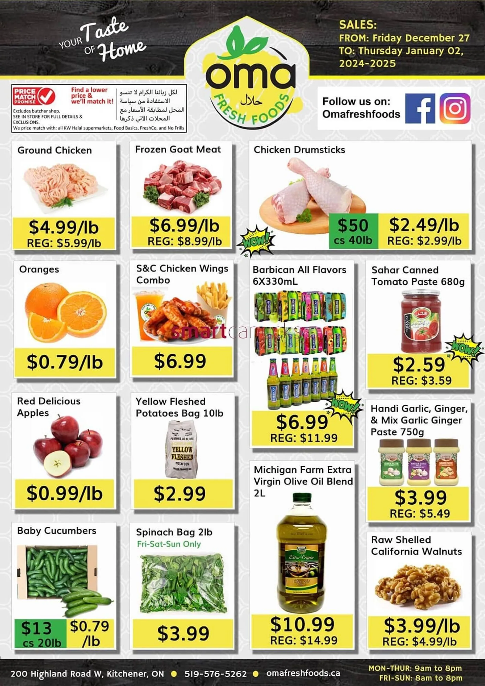 Oma Fresh Foods flyer - 1