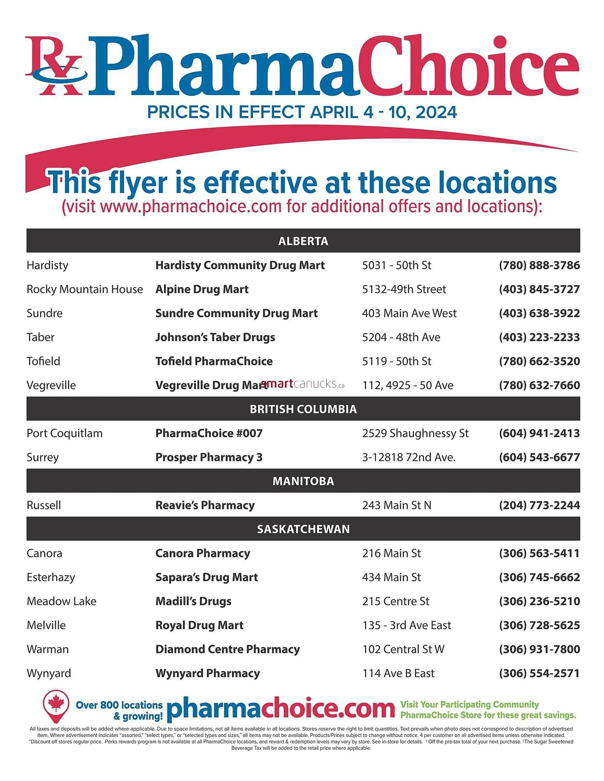 PharmaChoice flyer from April 4 to April 10 2024 - flyer page 6