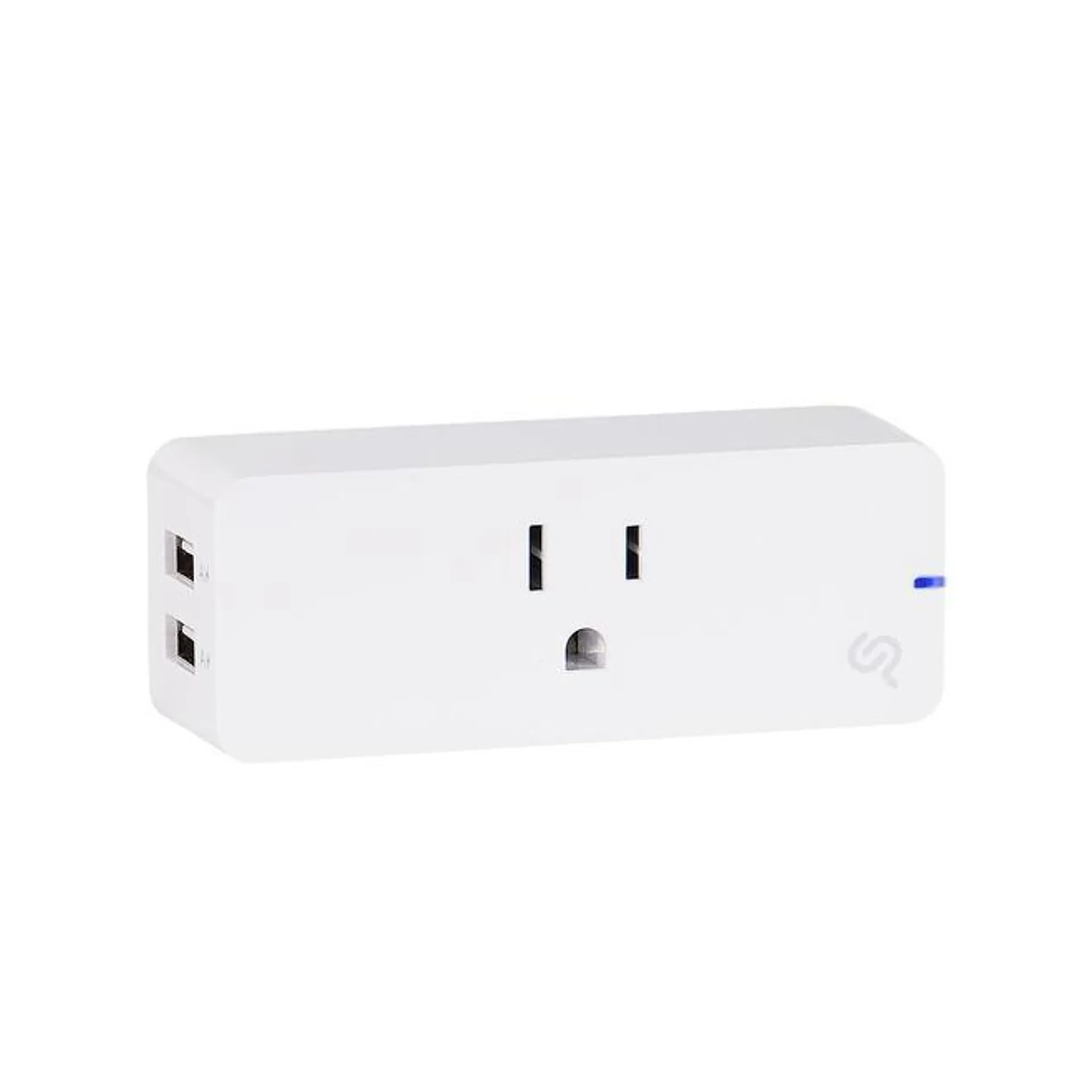 Mini Smart Outlet Wifi Socket with 2 USB Ports, Compatible with Alexa, Google Home - PrimeCables®