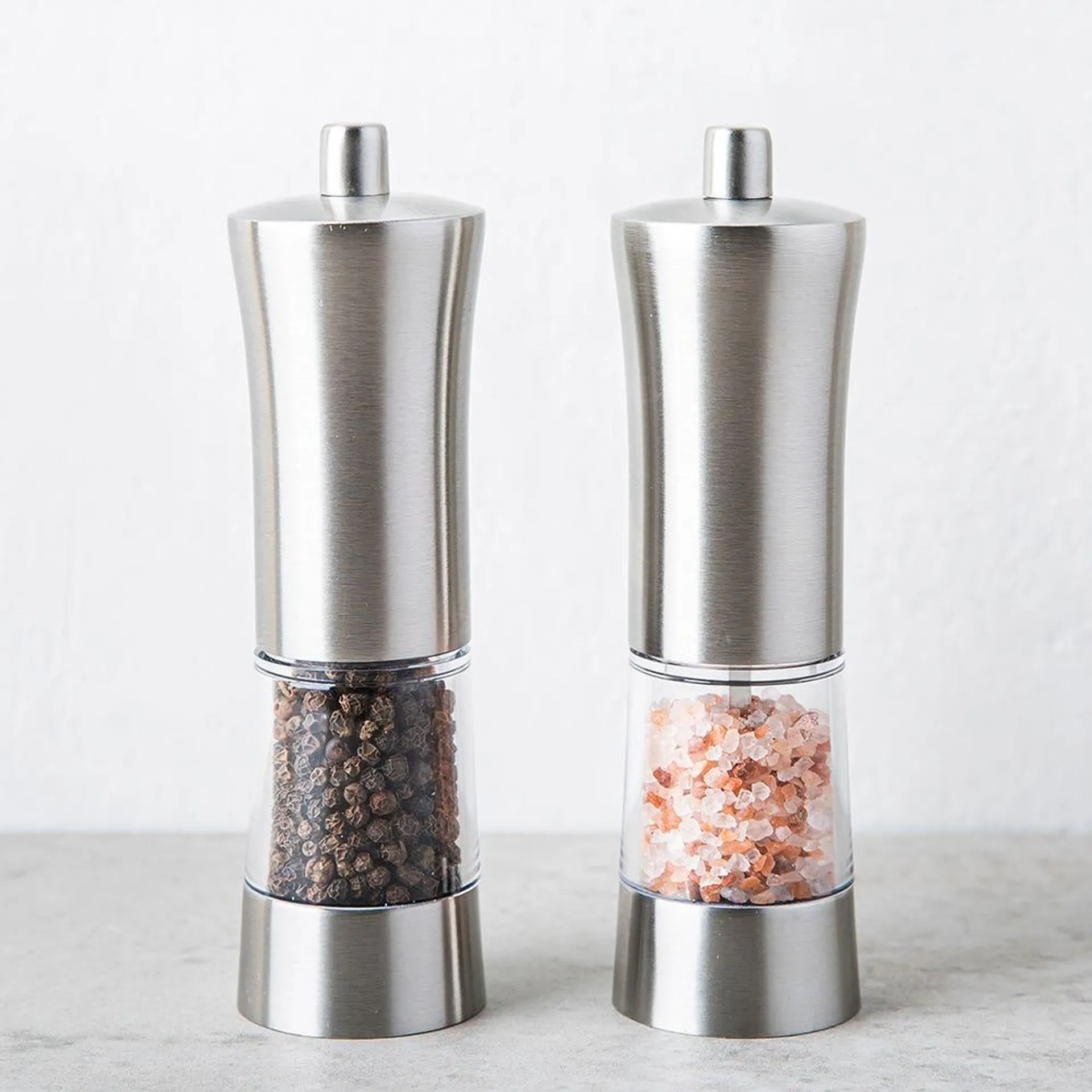 KSP Corset Salt & Pepper Mill - Set of 2 (Stainless Steel)