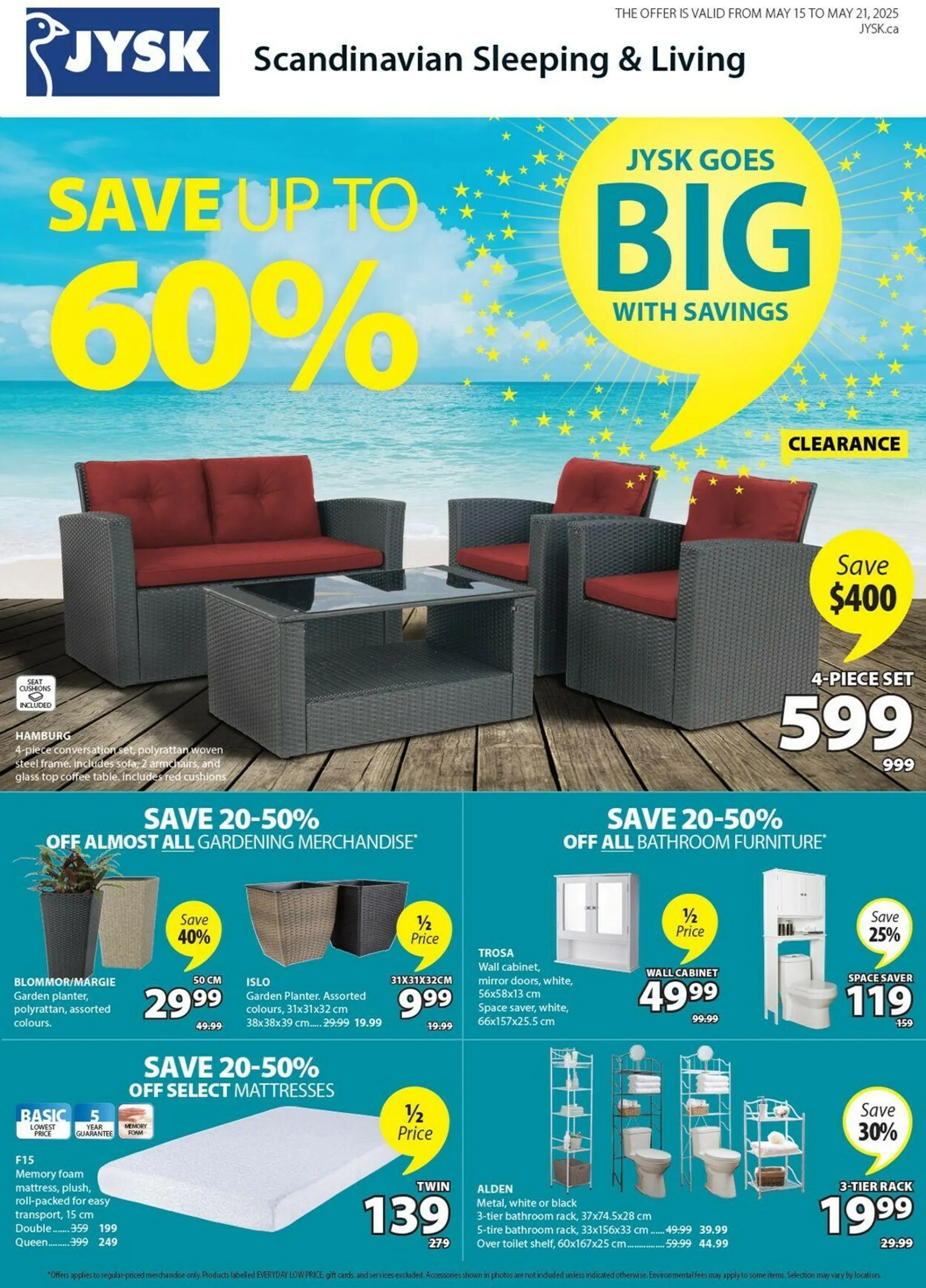 JYSK Current flyer from August 25 to October 6 2025 - flyer page 1