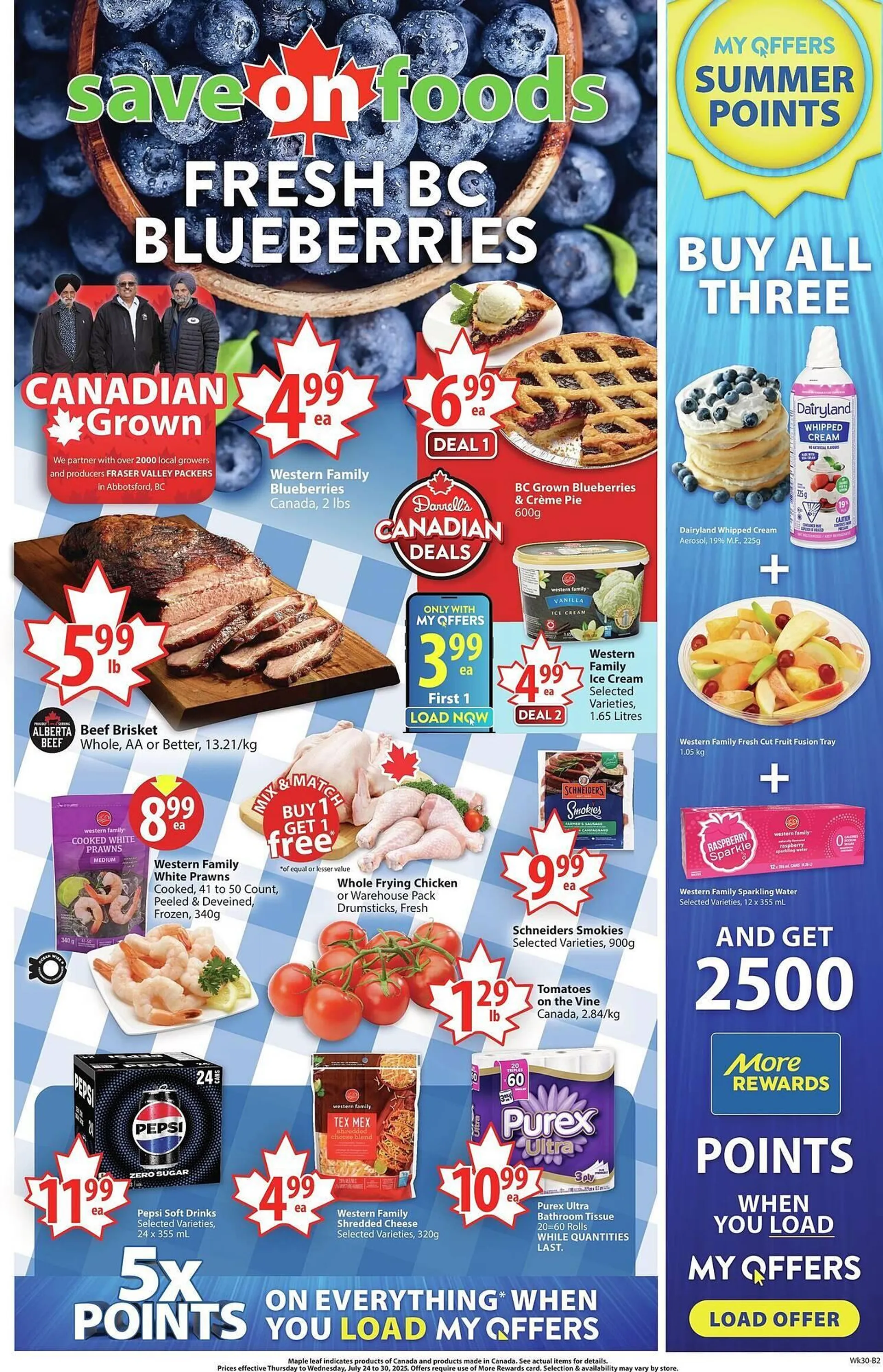 Save on Foods flyer from July 24 to July 31 2025 - flyer page 1