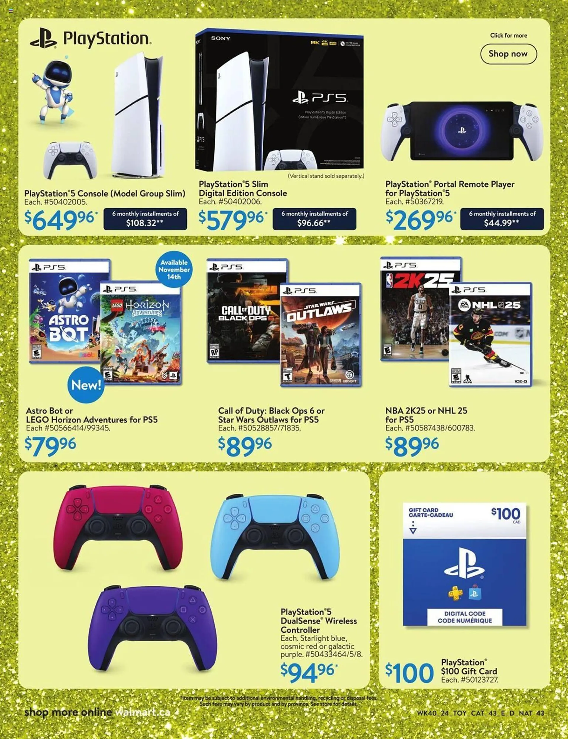 Walmart flyer from October 24 to December 24 2024 - flyer page 56