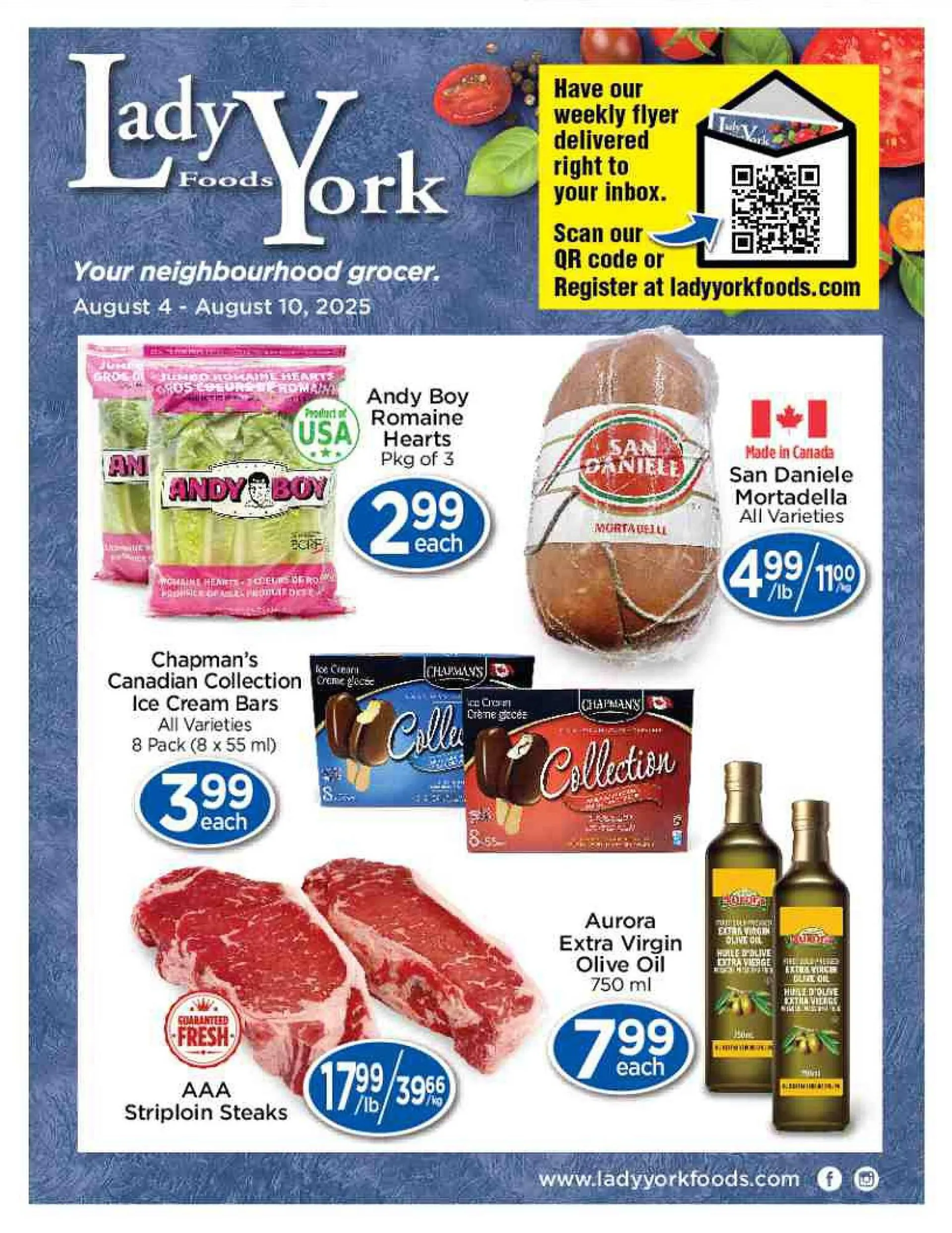 Lady York flyer from August 4 to August 10 2025 - flyer page 1