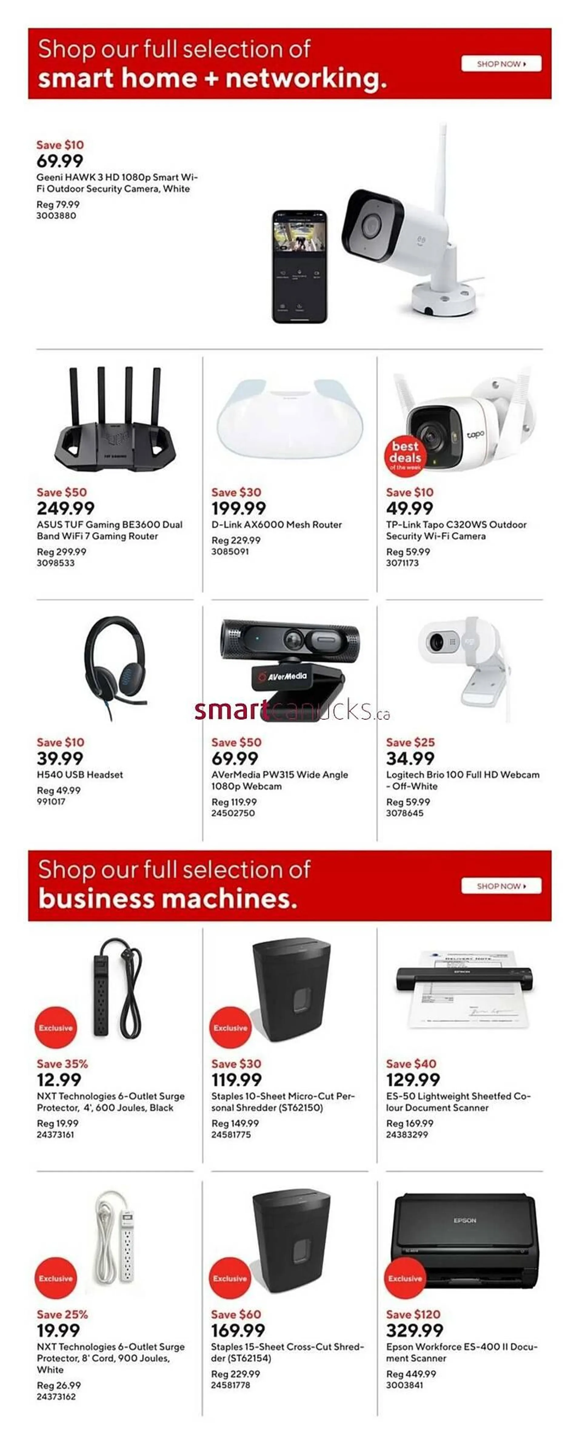 Staples flyer from January 2 to January 8 2025 - flyer page 15