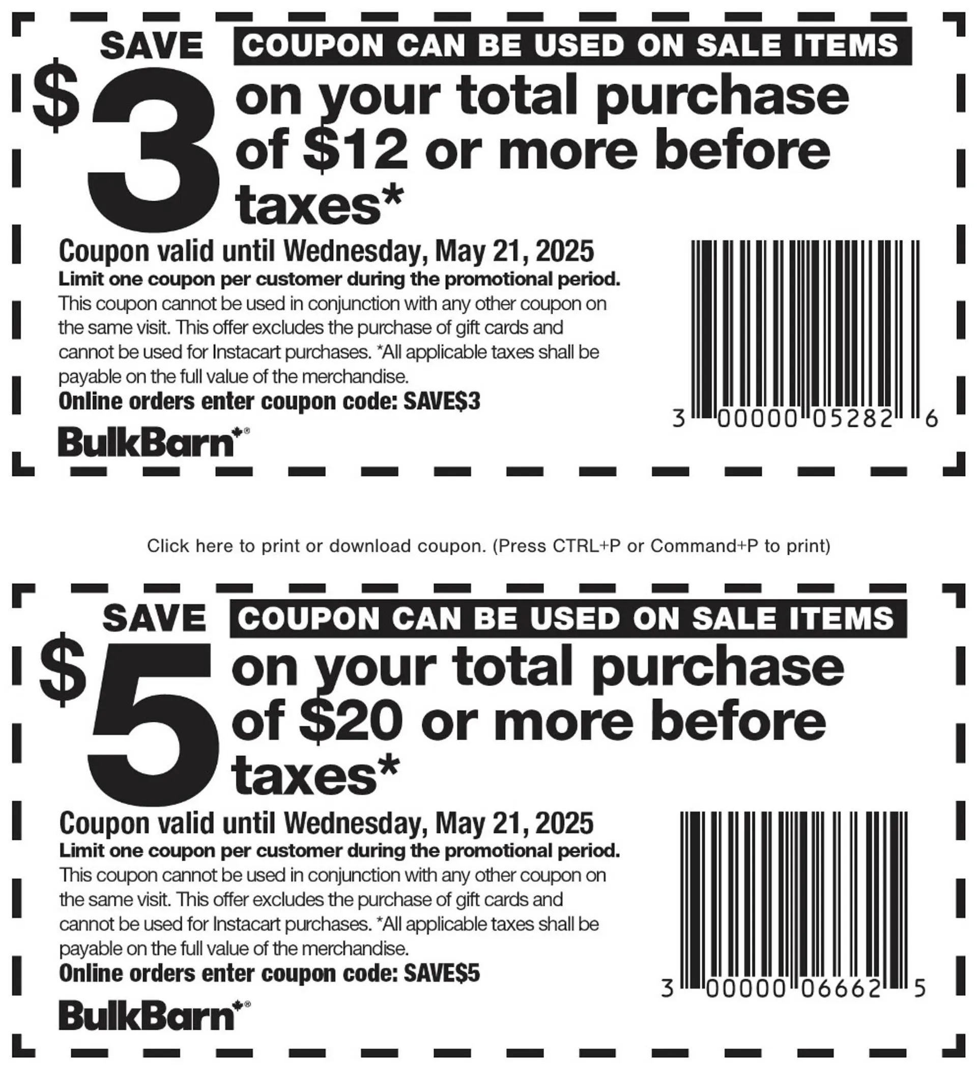 Bulk Barn flyer - 1