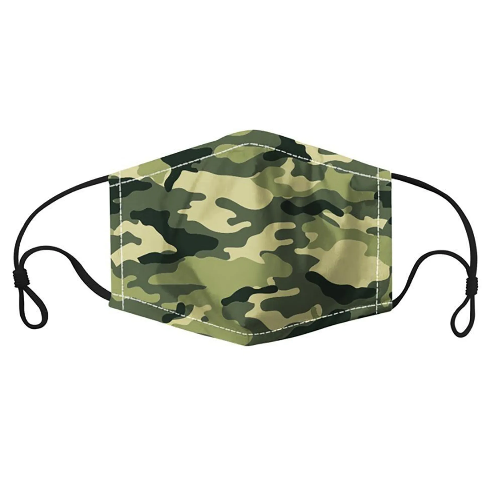 Harman Decorative 'Camouflage' Adult Face Mask (Multi Colour)