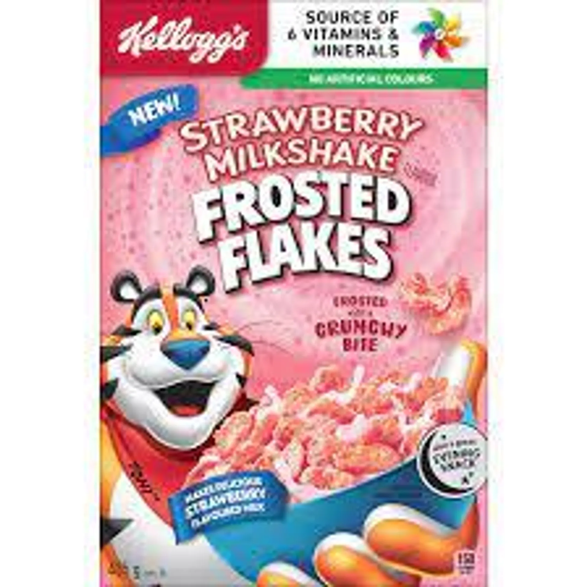 KELLOGG'S STRAWBERRY MILKSHAKE FROSTED FLAKES 435g