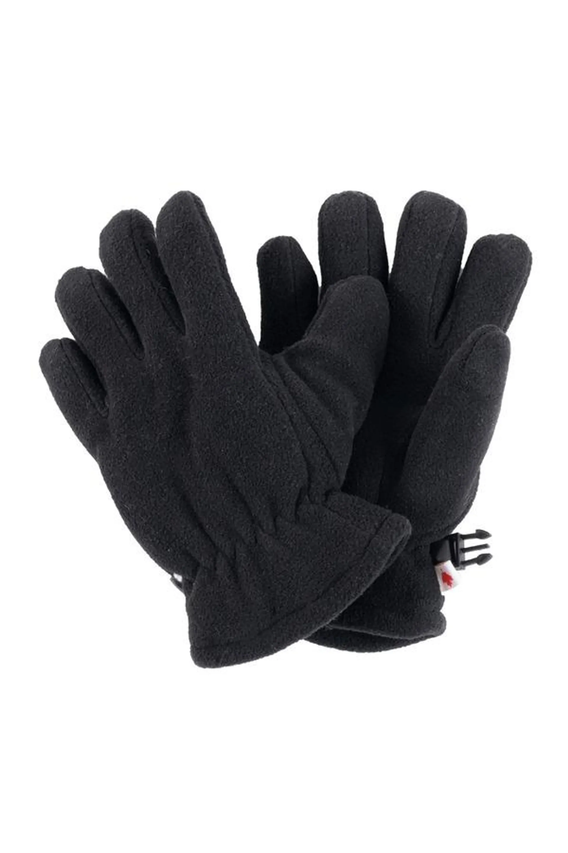 Polar fleece gloves, 2-6 yrs, Black