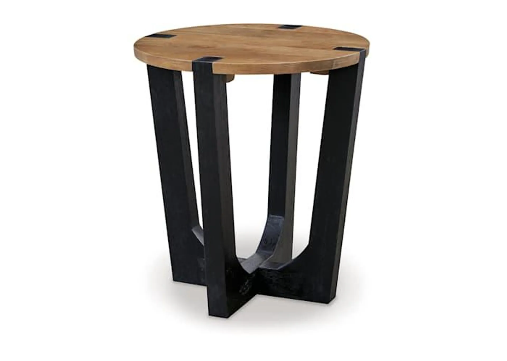 Hanneforth End Table - Brown/Black