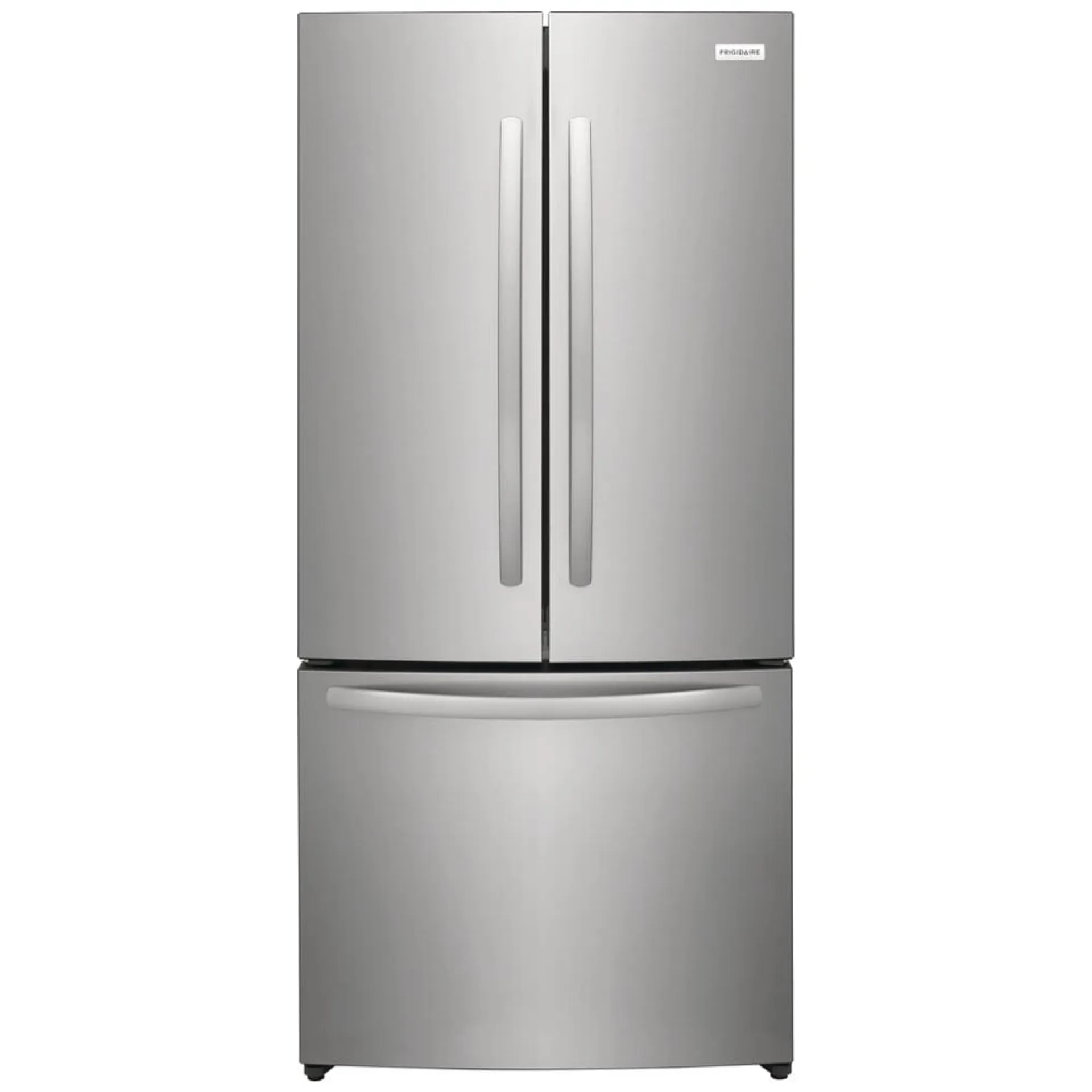 Frigidaire FRFG1723AV French Door Refrigerator, 31 inch Width, ENERGY STAR Certified, Counter Depth, 17.6 cu. ft. Capacity, Brushed Steel colour