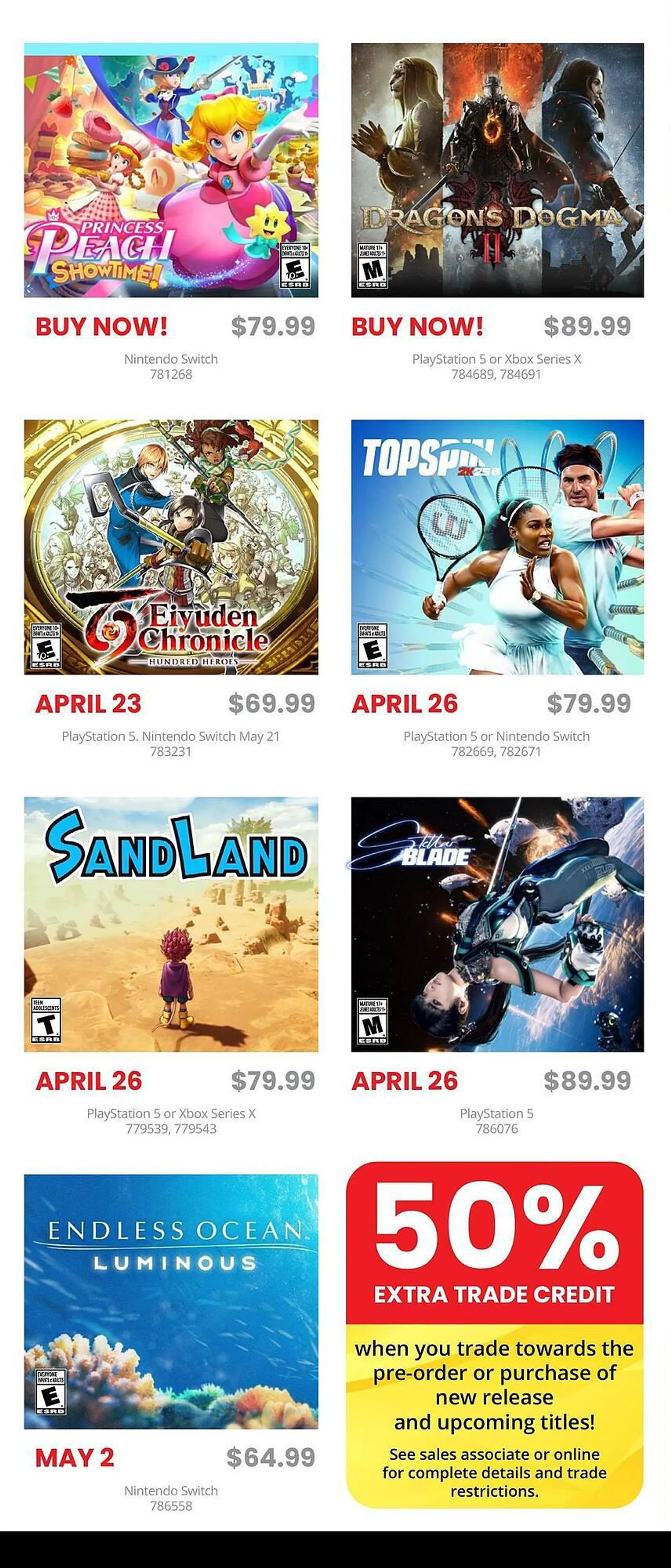 GameStop flyer from April 8 to April 14 2024 - flyer page 2