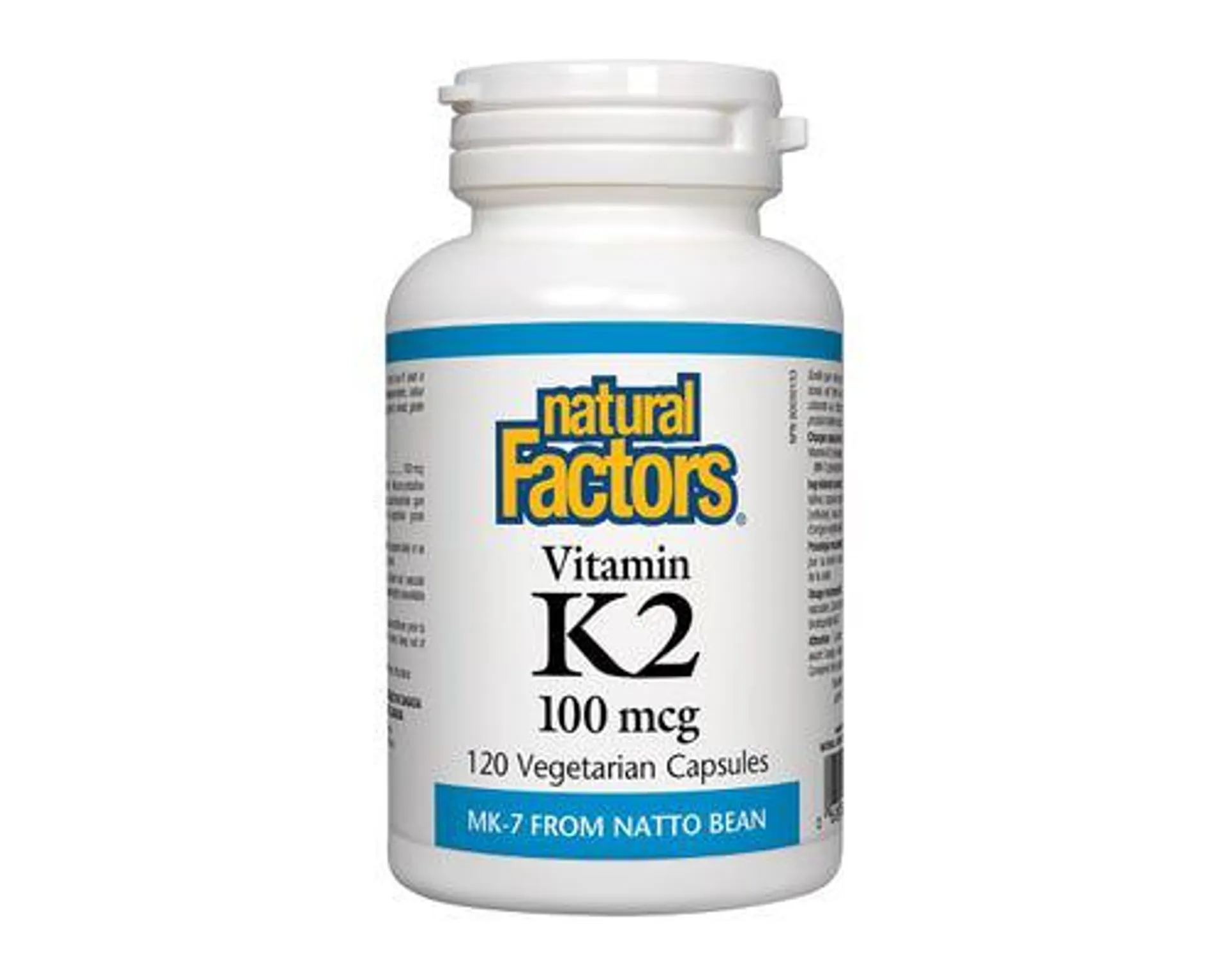 Natural Factors Vitamin K2 100mcg 120 Veggie Caps