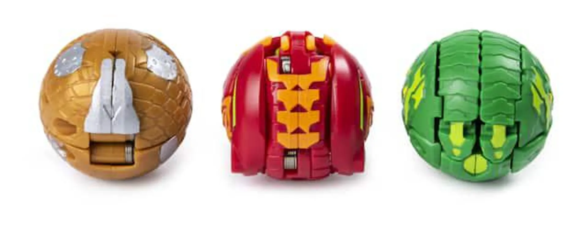 Bakugan Starter Pack Transforming Creature Action Figure Toy (3-Pack), Assorted, Age 6+