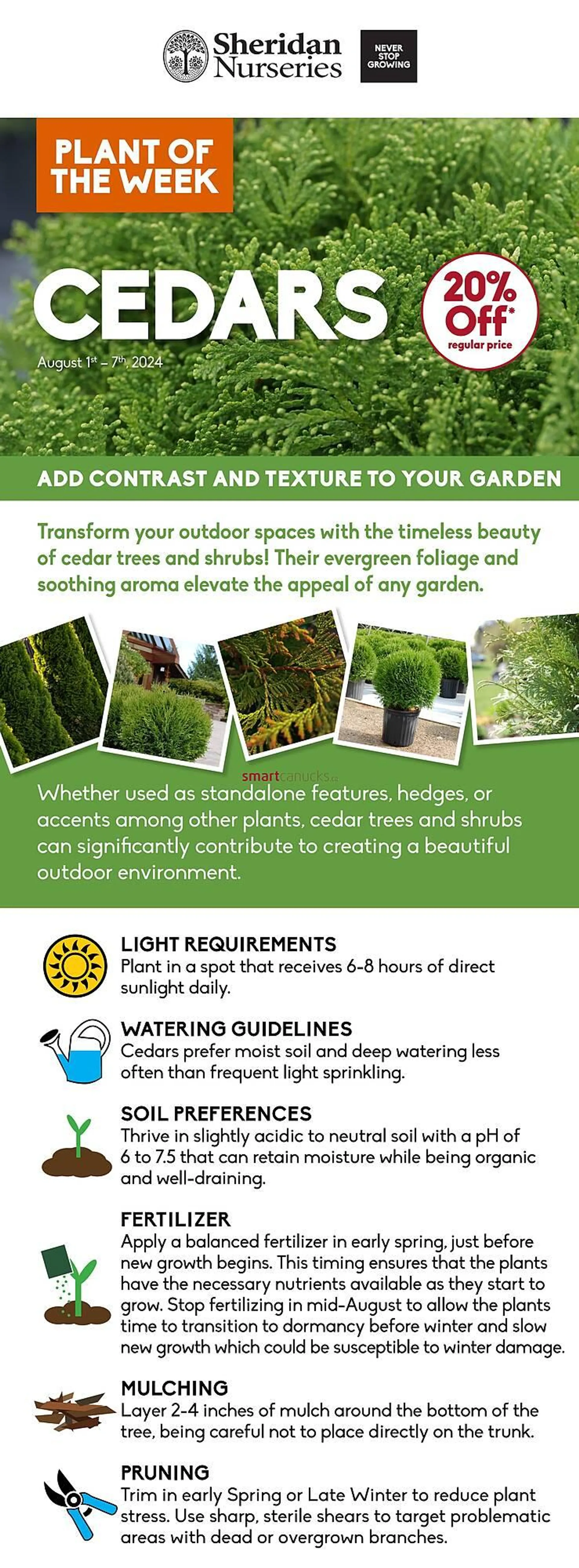 Sheridan Nurseries flyer - 1